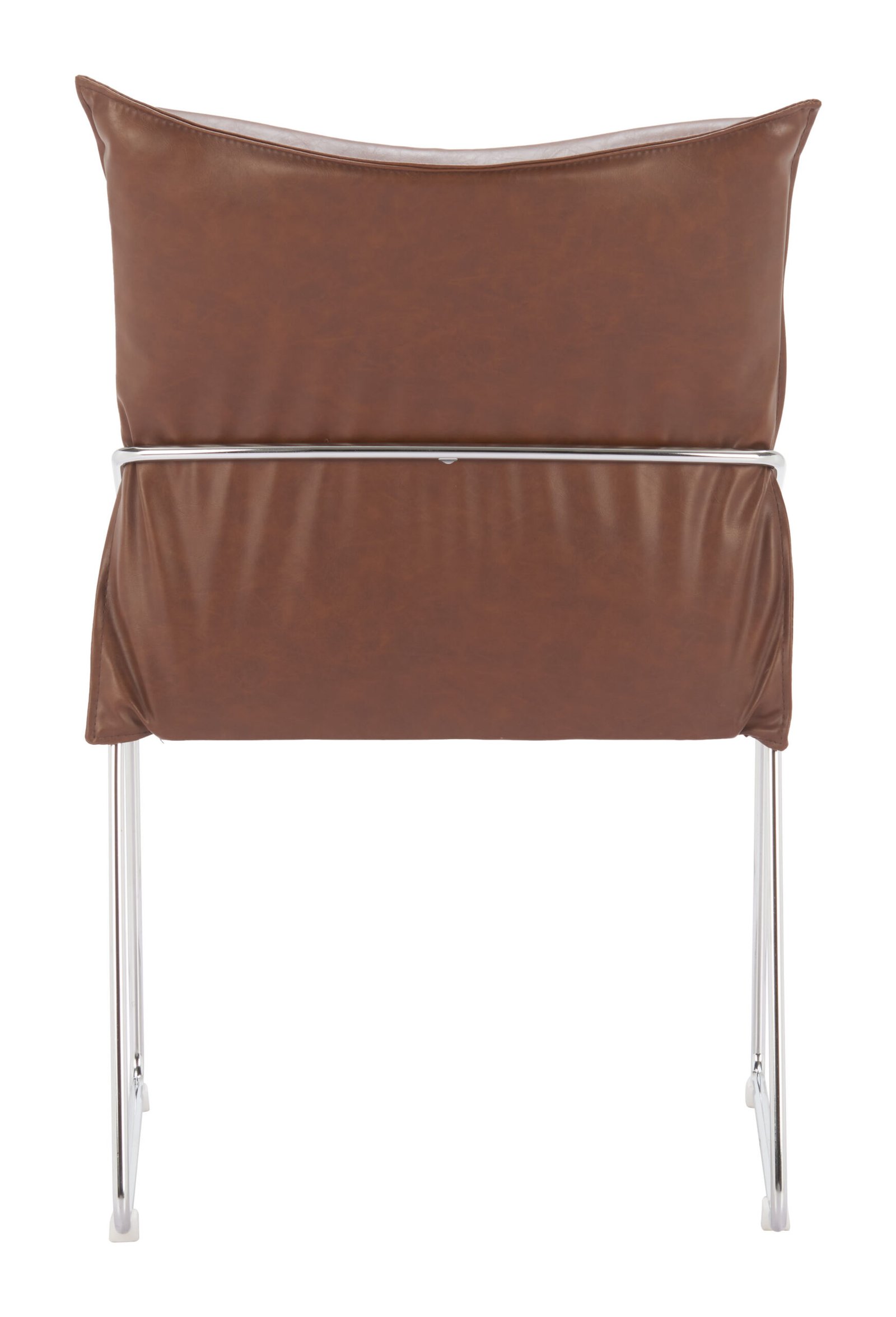 Pola Dining Chair (Set of 2) Brown - Image 4