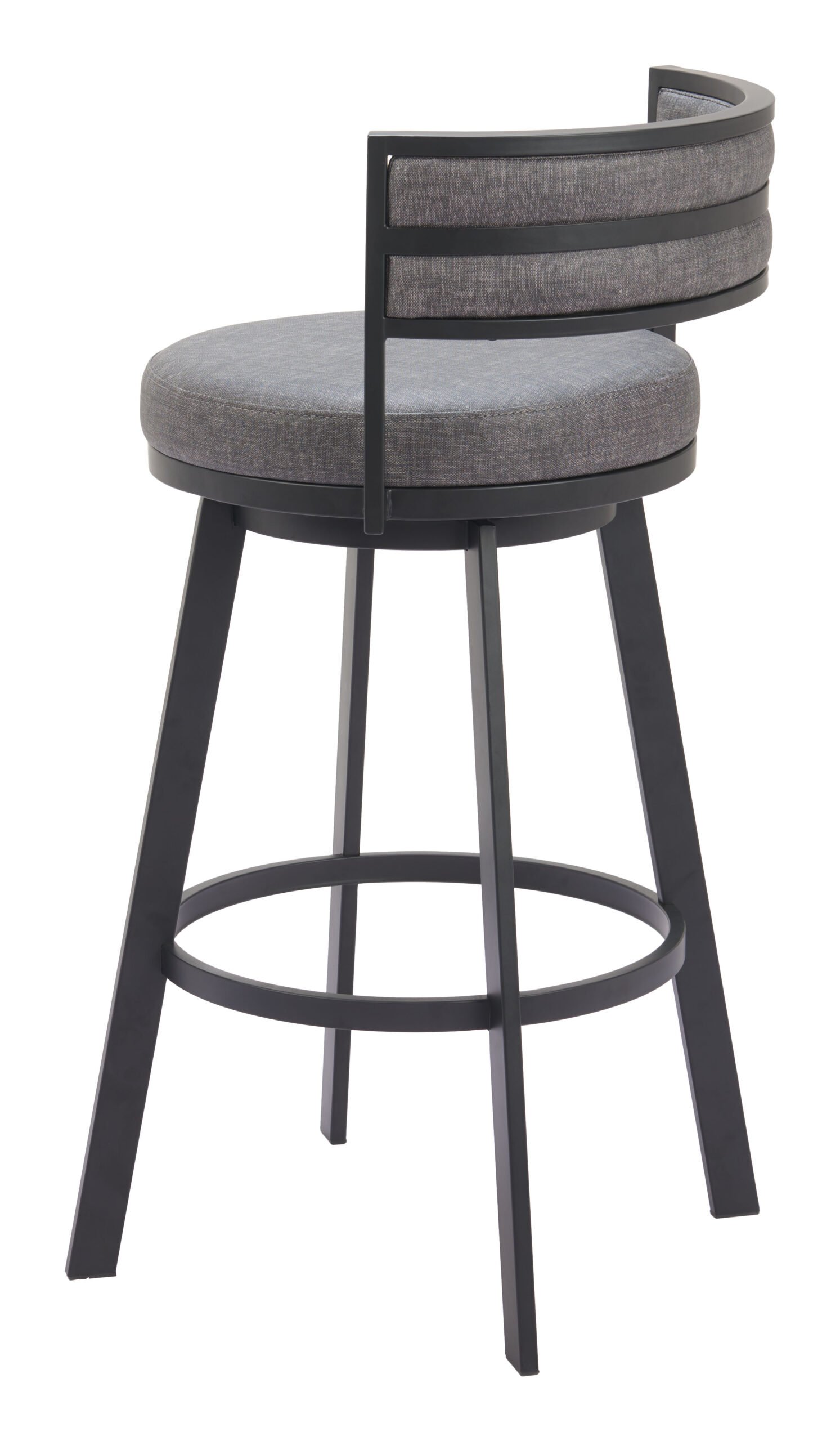 Gimsby Swivel Barstool Gray - Image 7