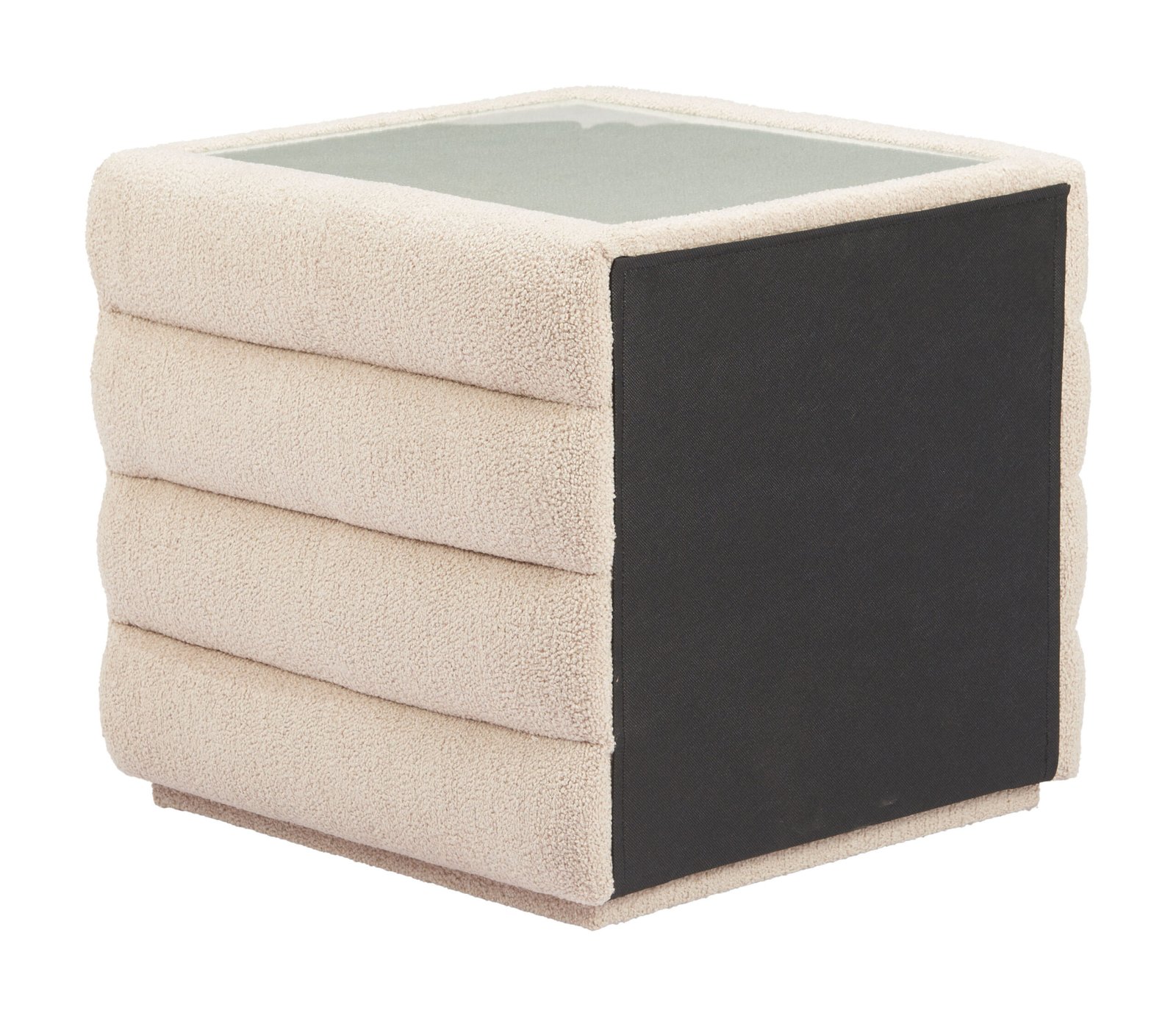 Soffice Nightstand Beige - Image 5