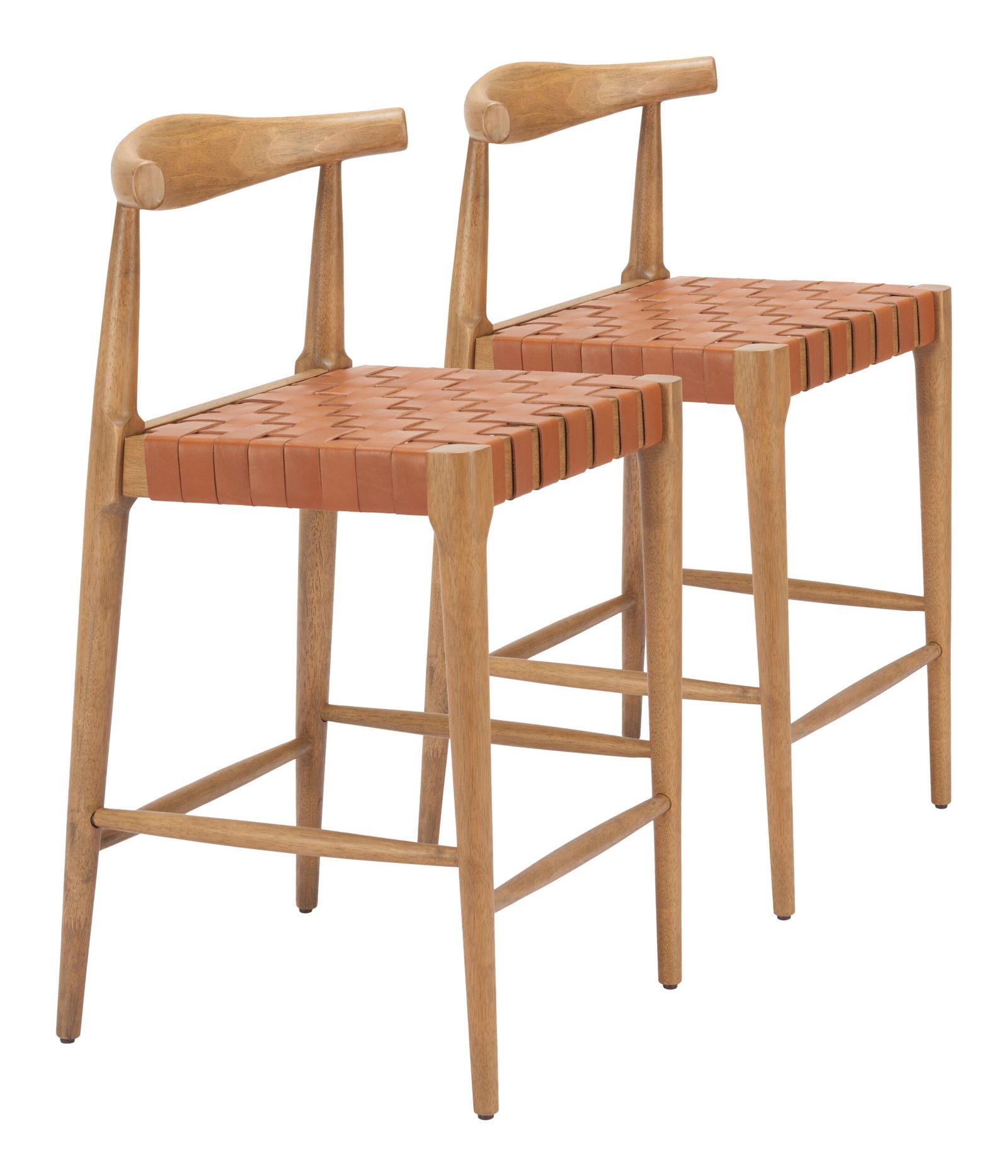 Bandani Counter Stool (Set of 2) Tan - Image 9