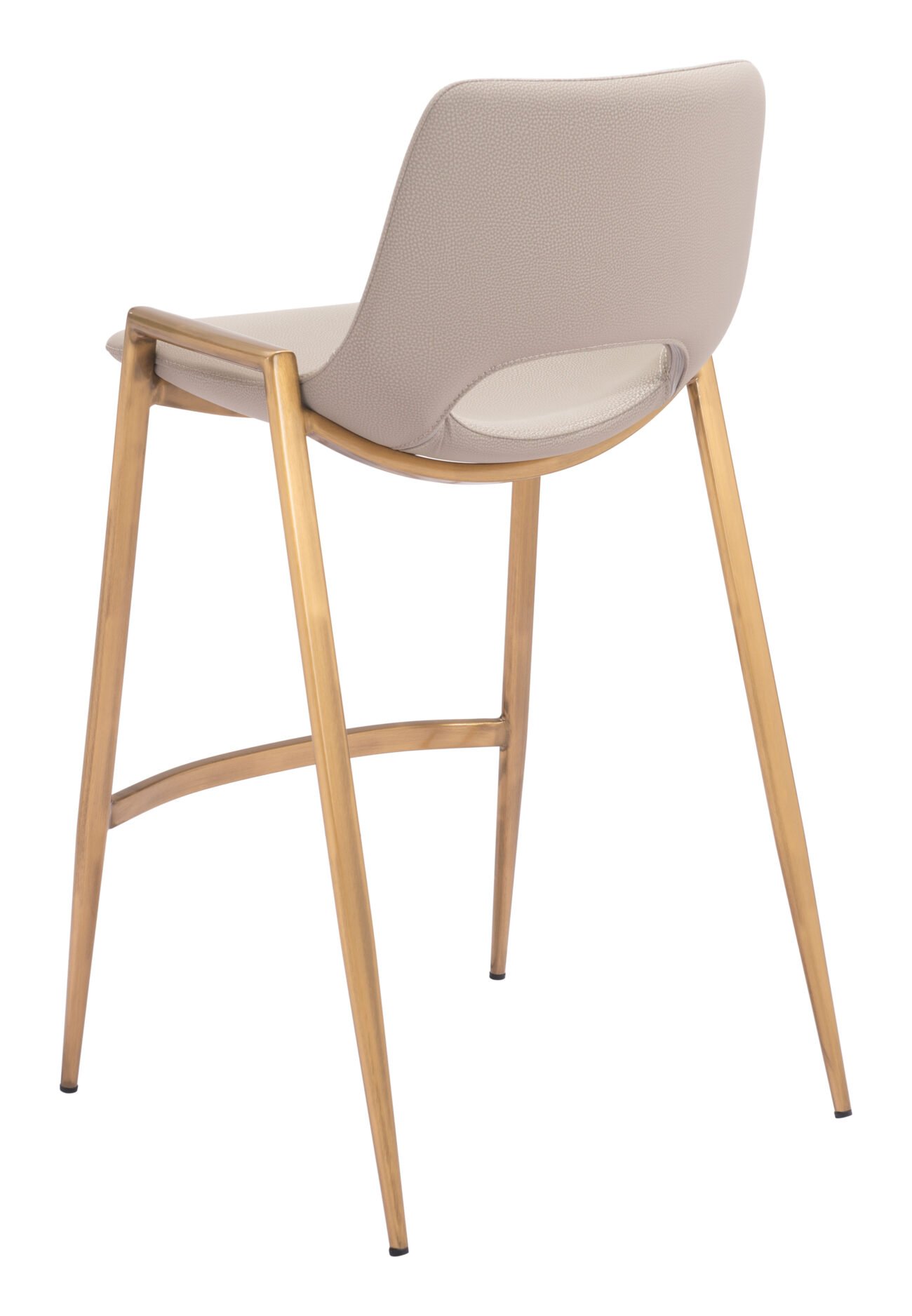 Desi Counter Stool (Set of 2) Beige & Gold - Image 7
