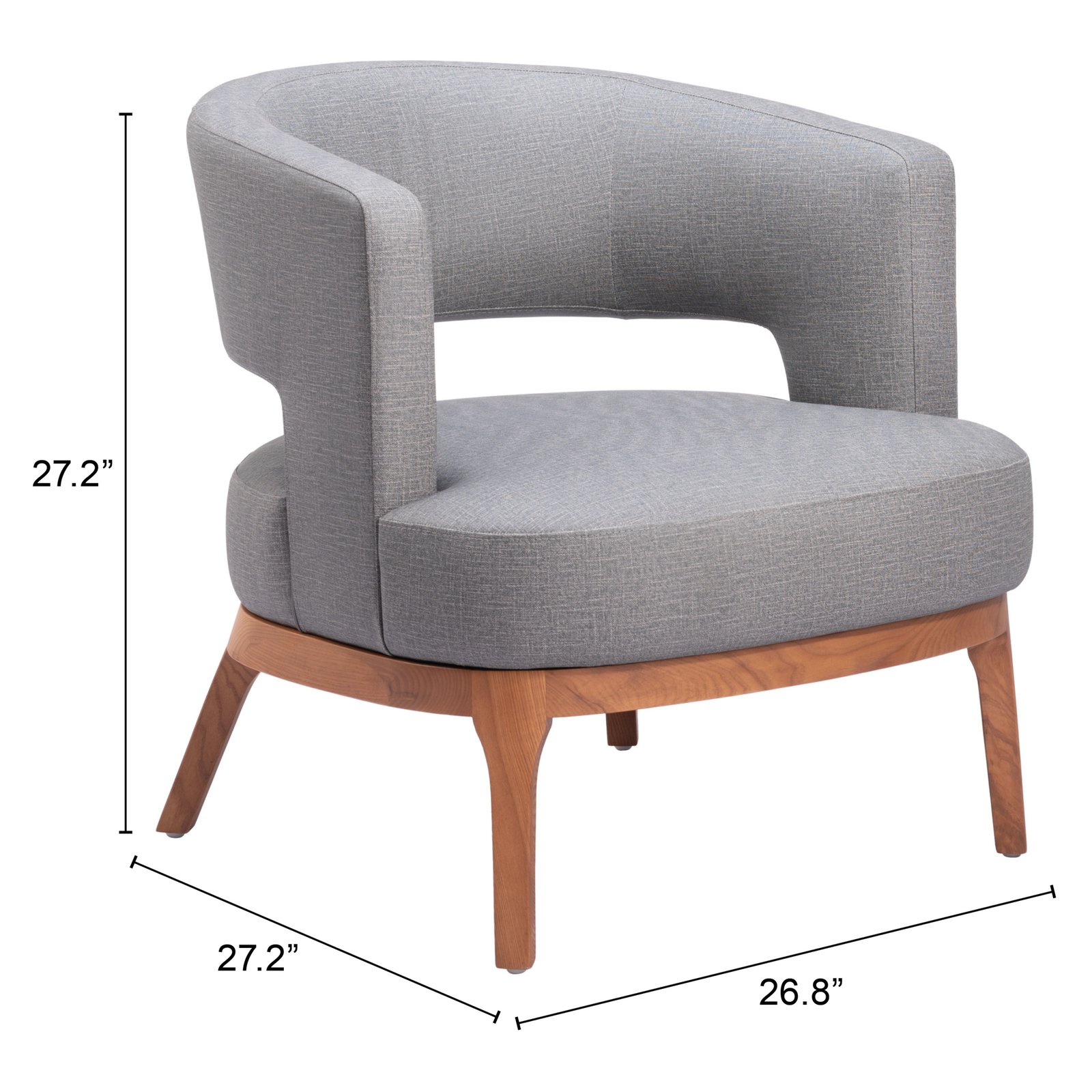 Penryn Accent Chair Slate Gray - Image 11