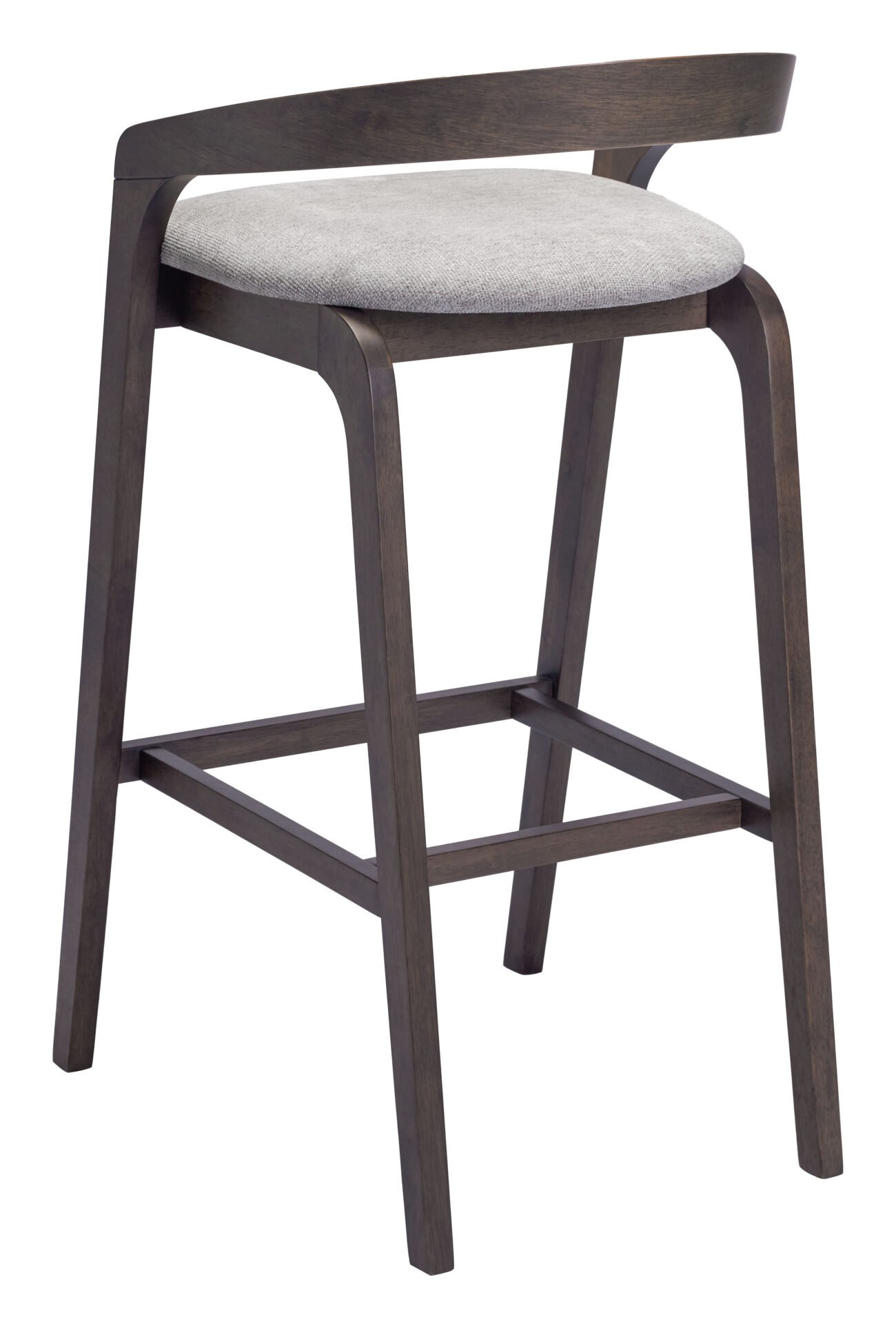 Troy Barstool (Set of 2) Dove Gray & Espresso - Image 5