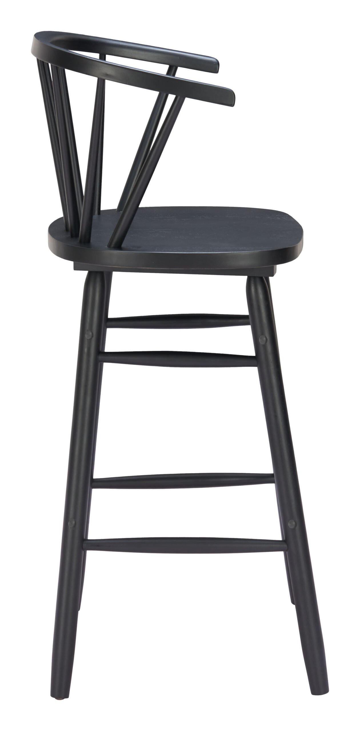 Stenger Barstool (Set of 2) Black - Image 2