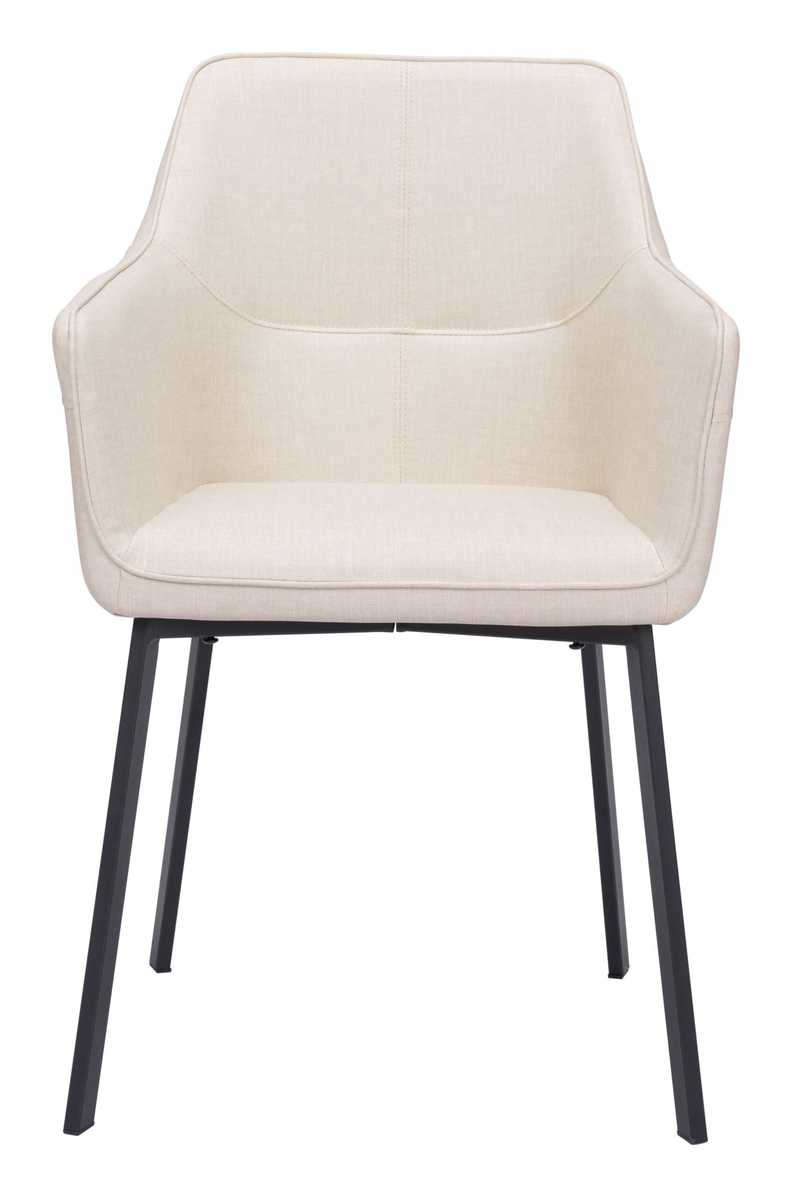 Adage Dining Chair (Set of 2) Beige - Image 5