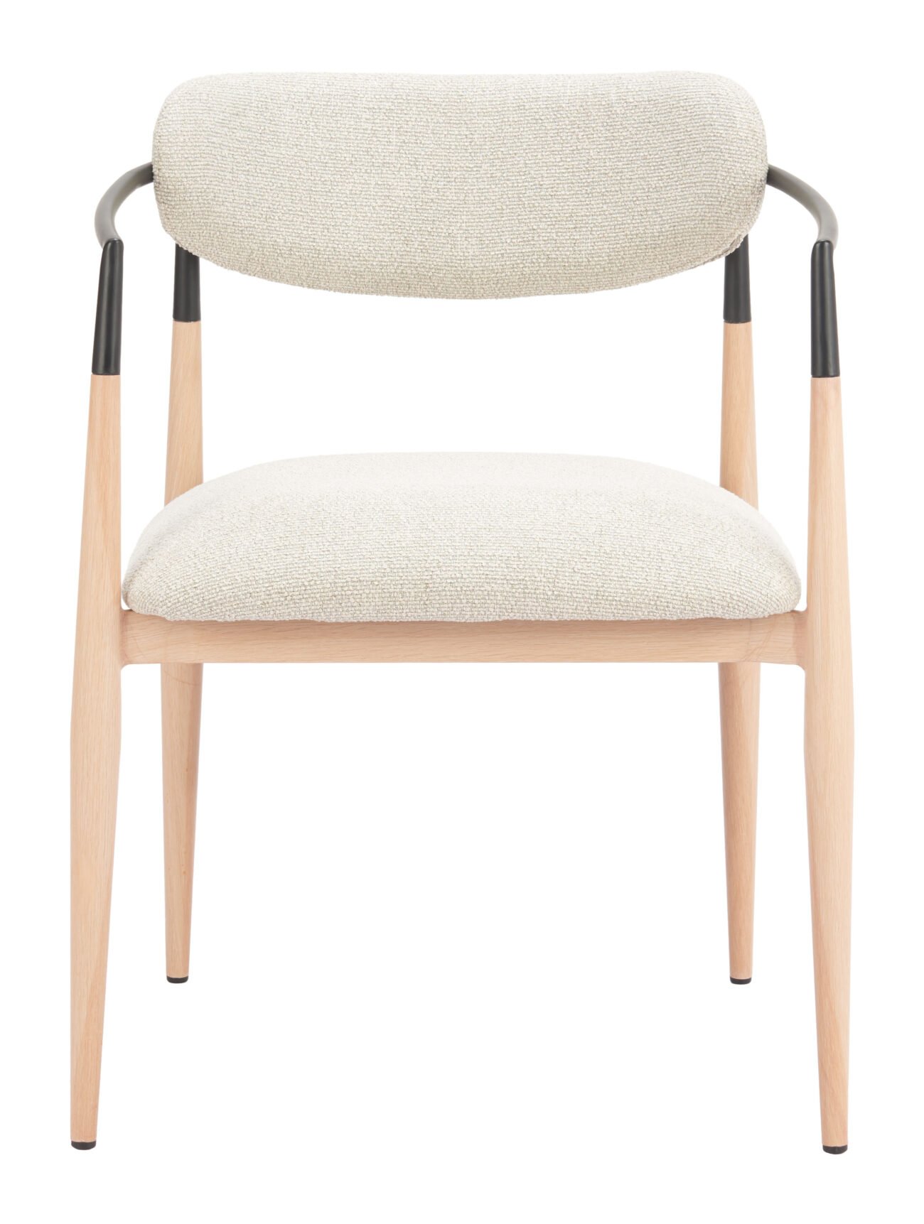 Equinox Dining Chair (Set of 2) Oyster Gray & Natural - Image 6