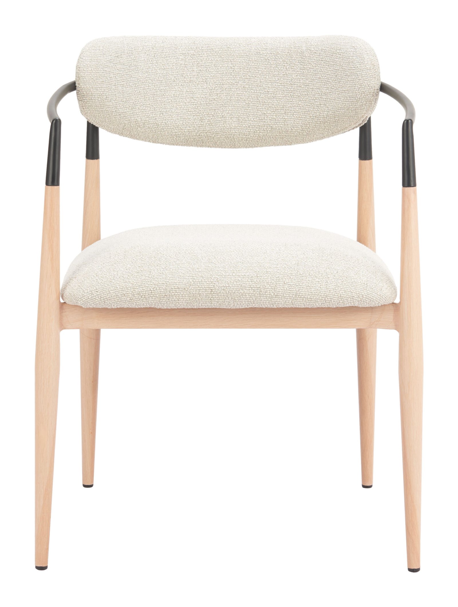 Equinox Dining Chair (Set of 2) Oyster Gray & Natural - Image 6