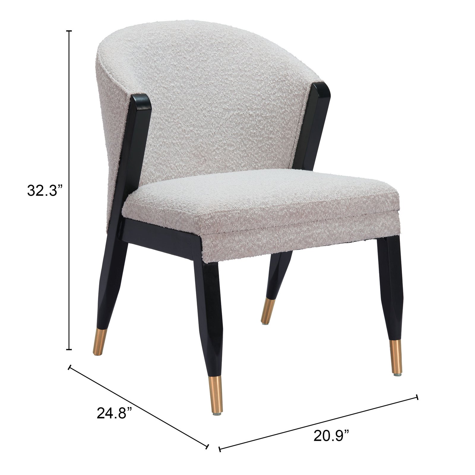 Pula Dining Chair Misty Gray - Image 10