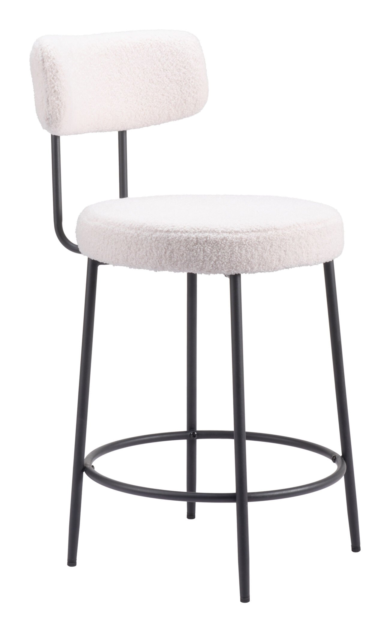 Blanca Counter Stool (Set of 2) Ivory - Image 7