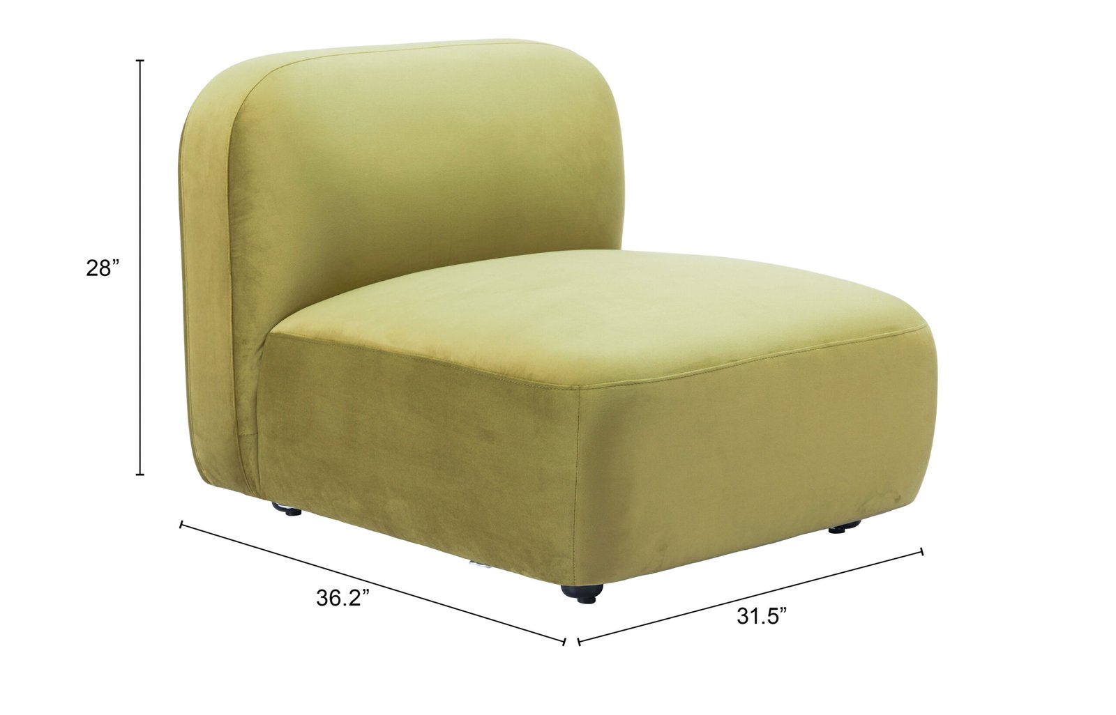 Biak Middle Chair Green - Image 10