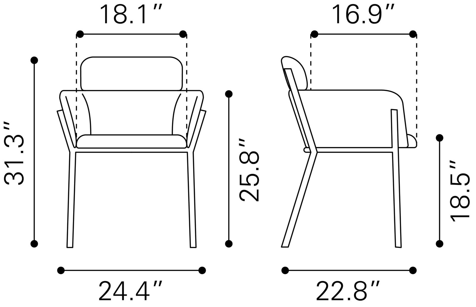 Bremor Dining Chair (Set of 2) Slate Gray - Image 8