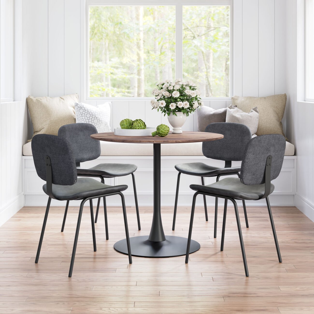 Opus Dining Table Brown & Black - Image 2