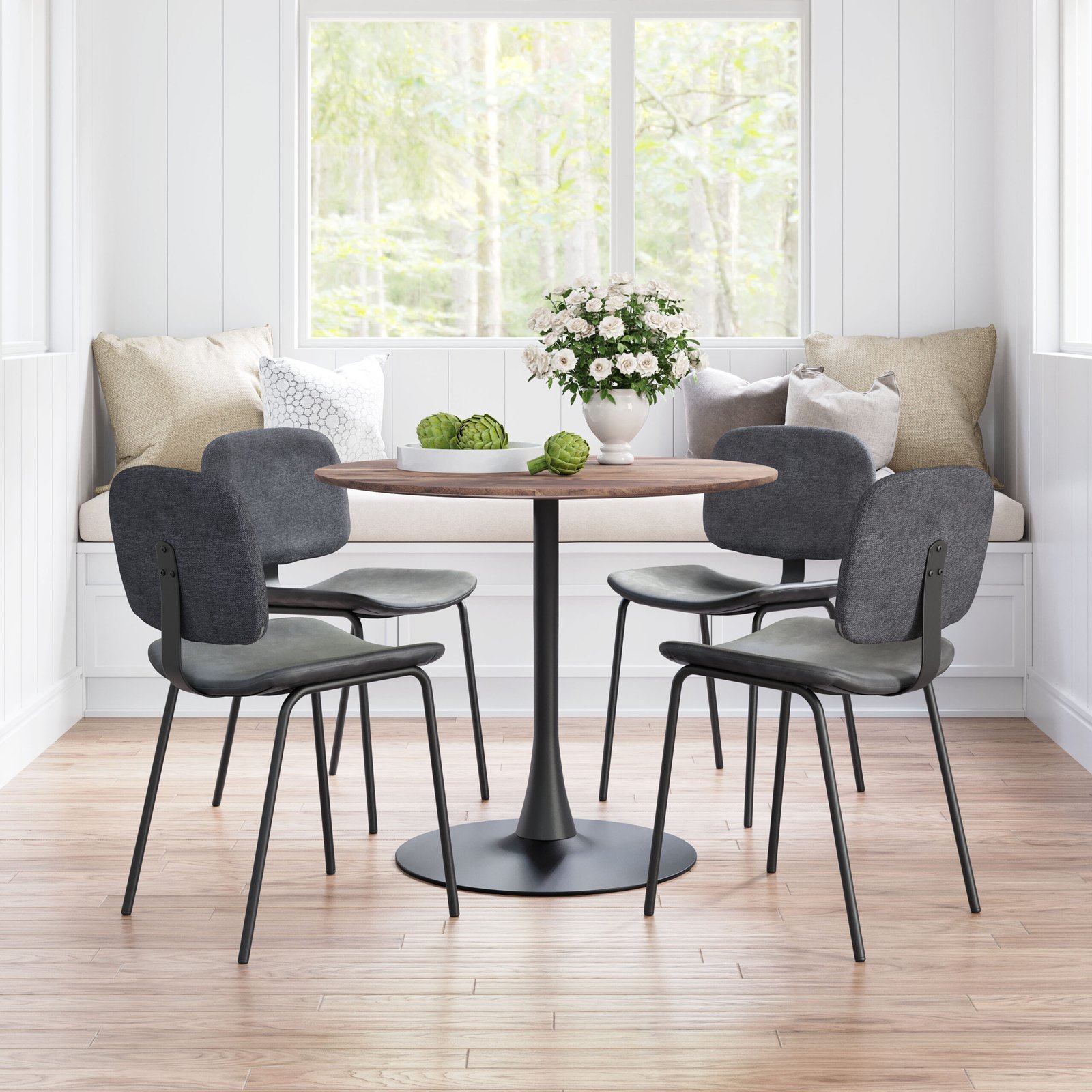 Opus Dining Table Brown & Black - Image 2