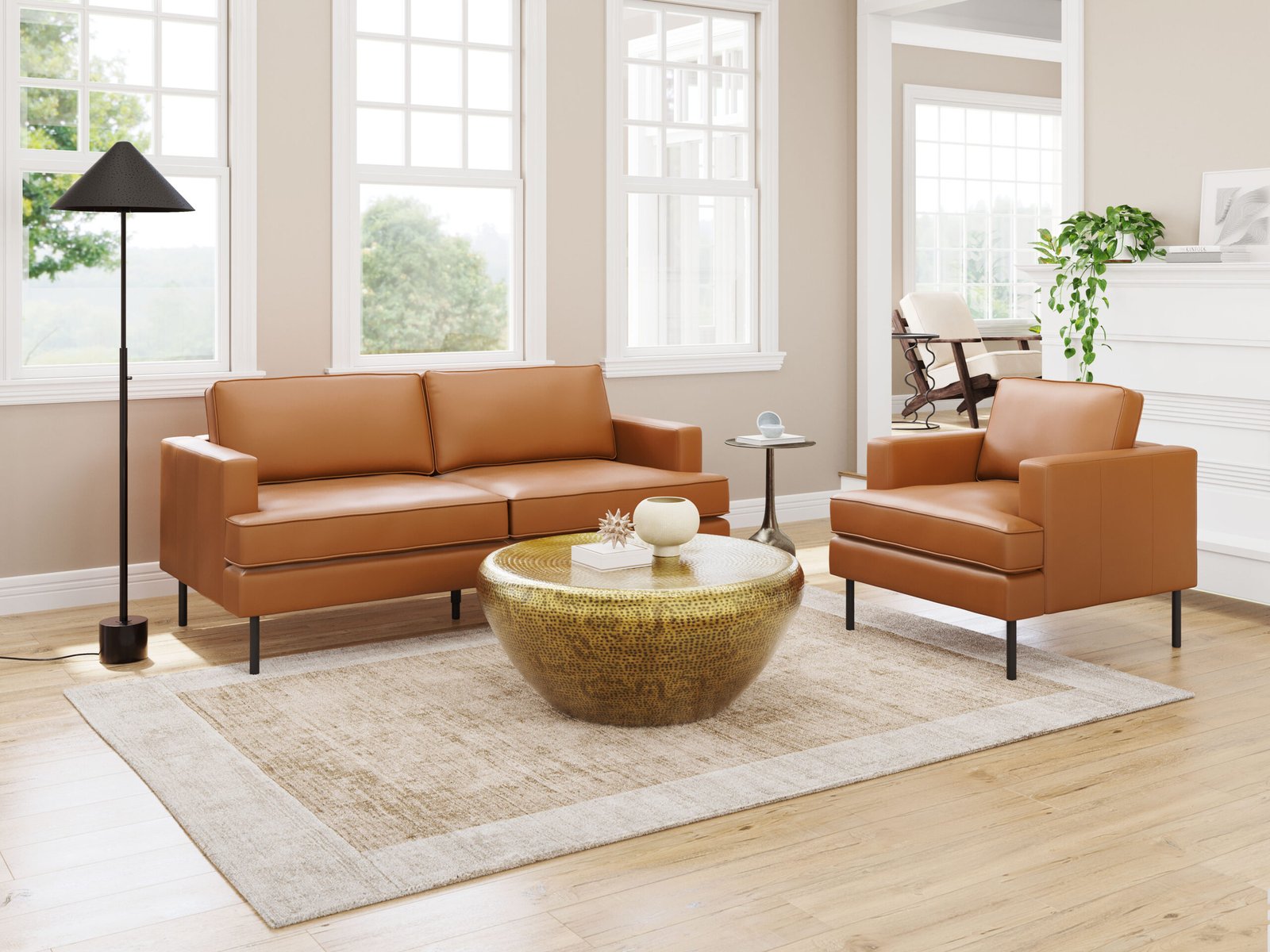 Decade Armchair Brown - Image 2