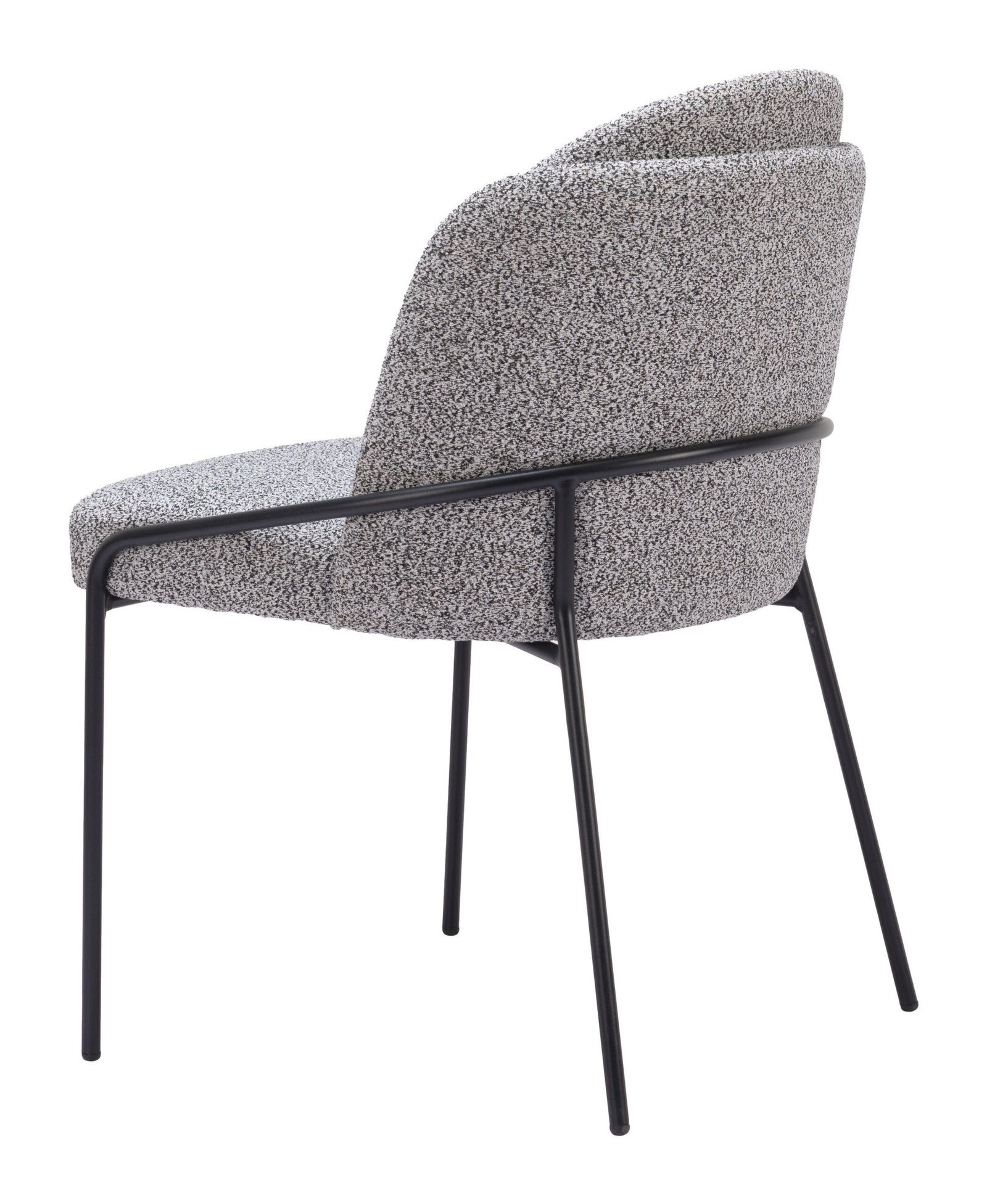 Jambi Dining Chair (Set of 2) Black & White - Image 5