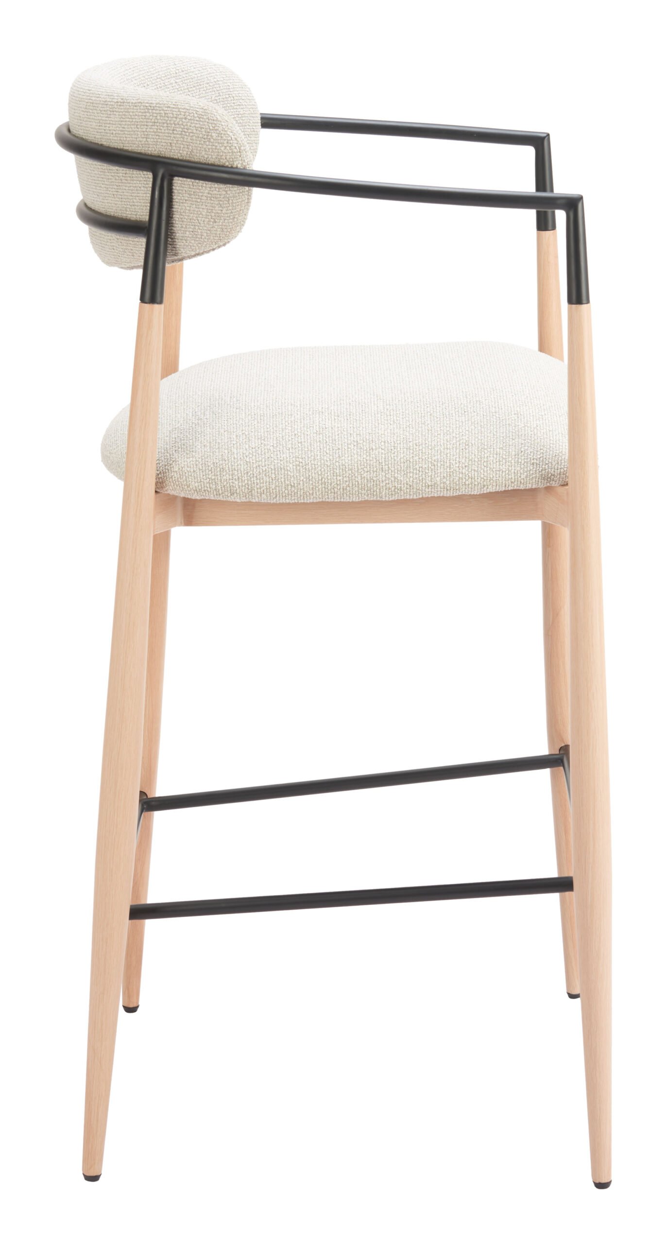 Equinox Barstool Oyster Gray & Natural - Image 5