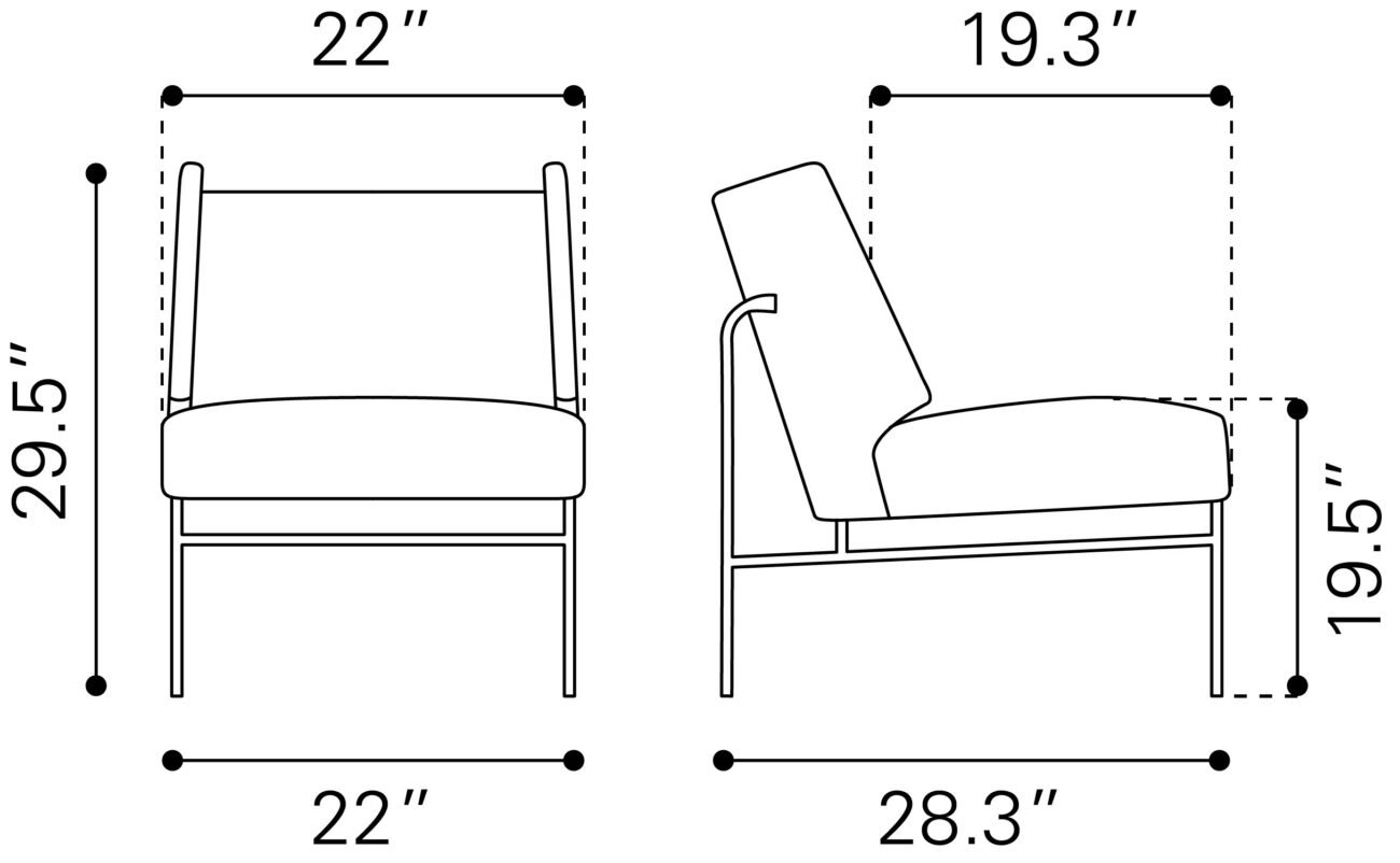 Atlanta Accent Chair Green - Image 9