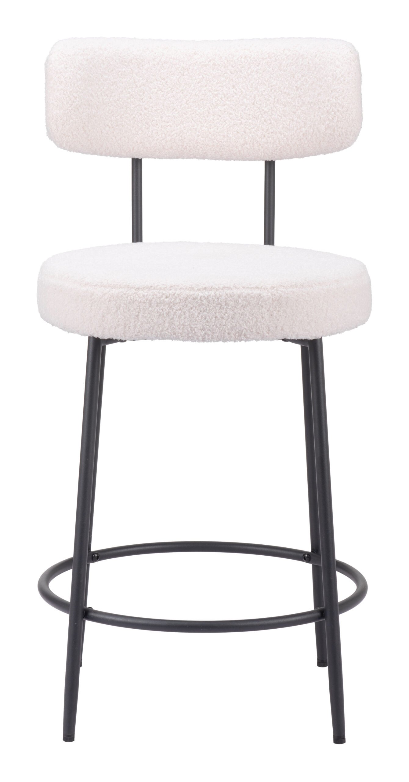 Blanca Counter Stool (Set of 2) Ivory - Image 4