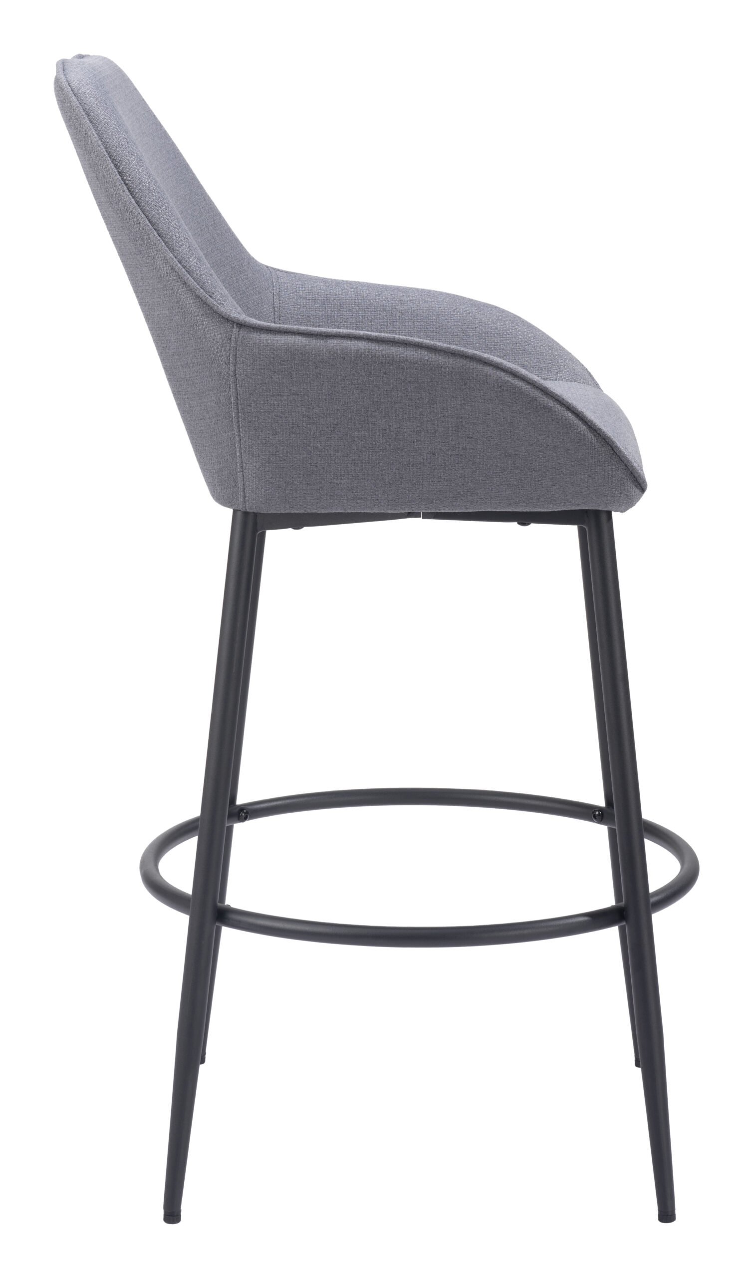 Vila Barstool (Set of 2) Gray - Image 2