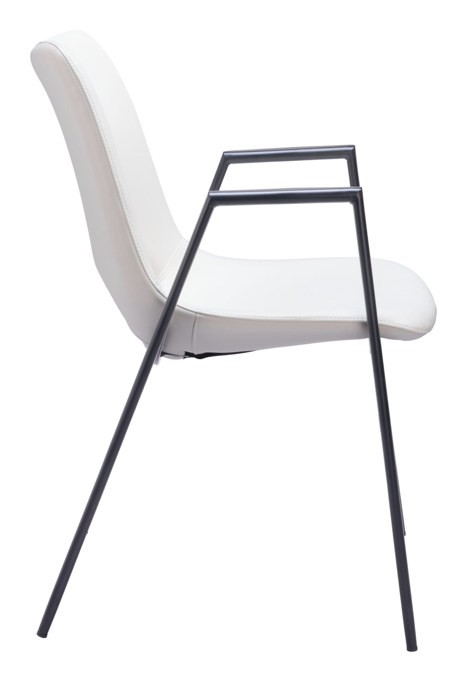 Desi Dining Chair (Set of 2) White - Image 4