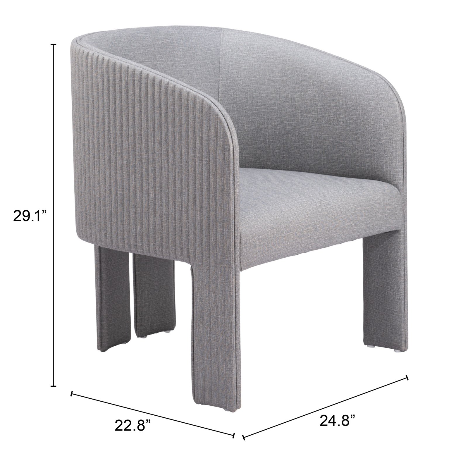 Hull Accent Chair Slate Gray - Image 12