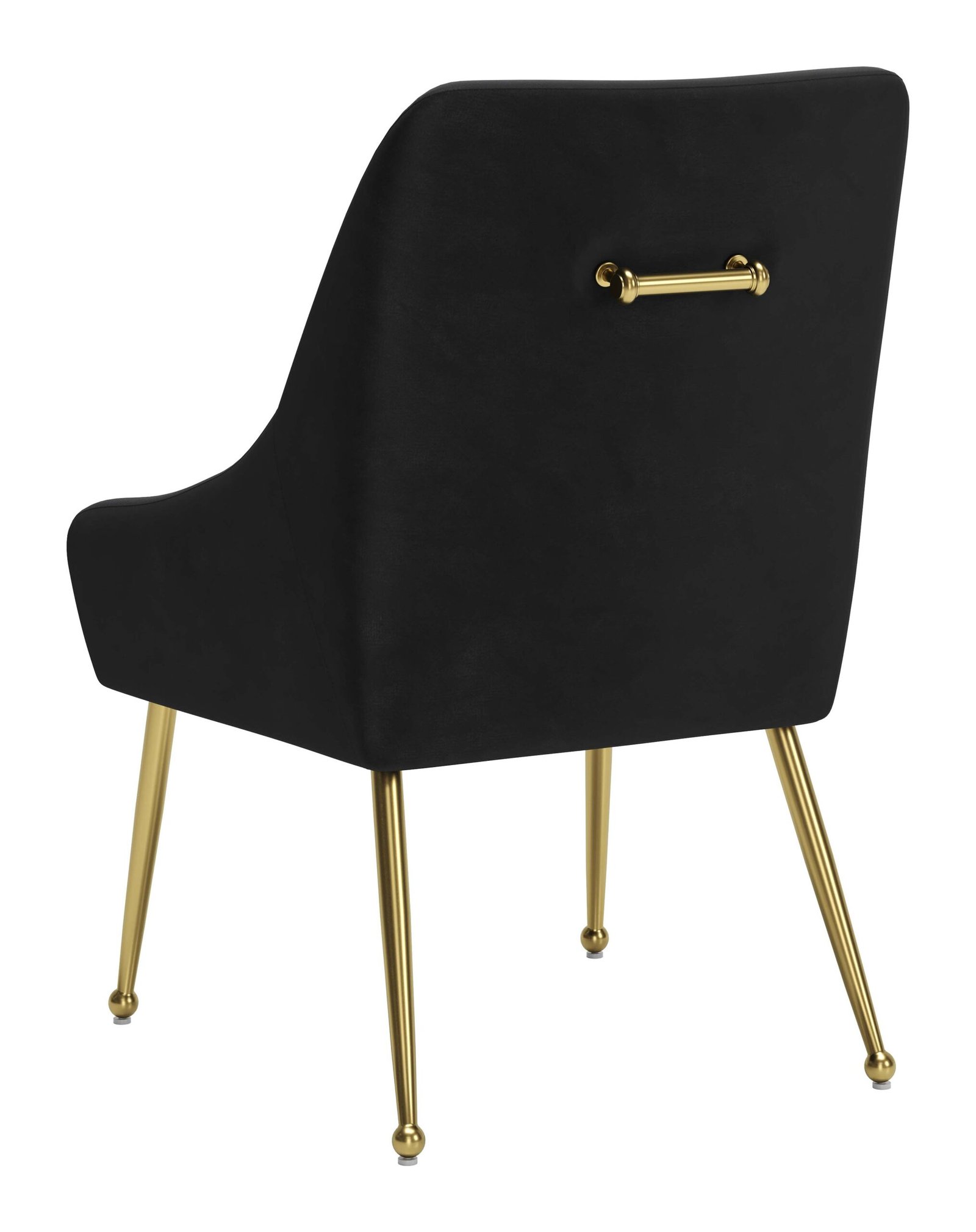 Maxine Dining Chair Black & Gold - Image 7
