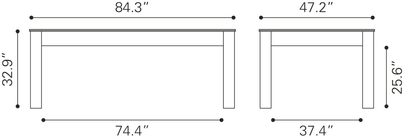 Bonker 3 in 1 Table Brown - Image 21