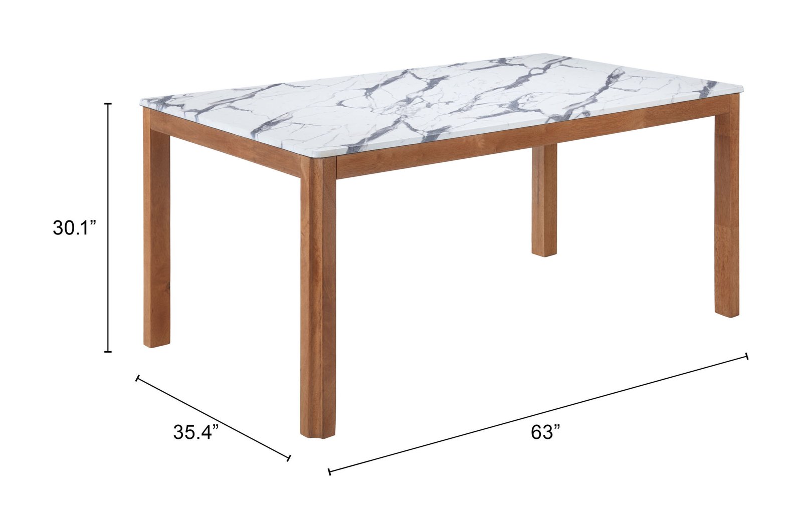 Jemy Dining Table White - Image 7
