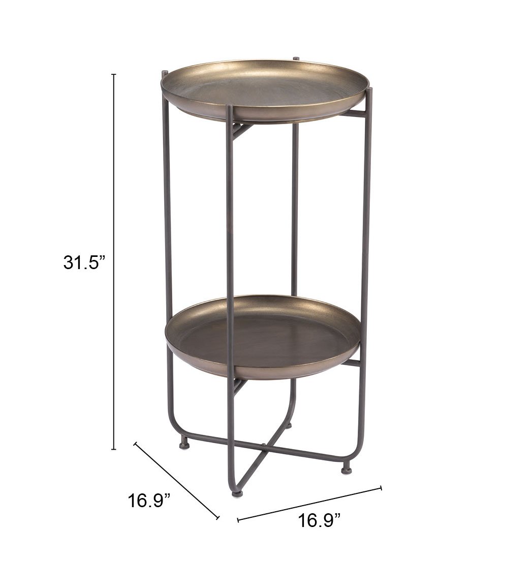 Bronson Accent Table Bronze - Image 10