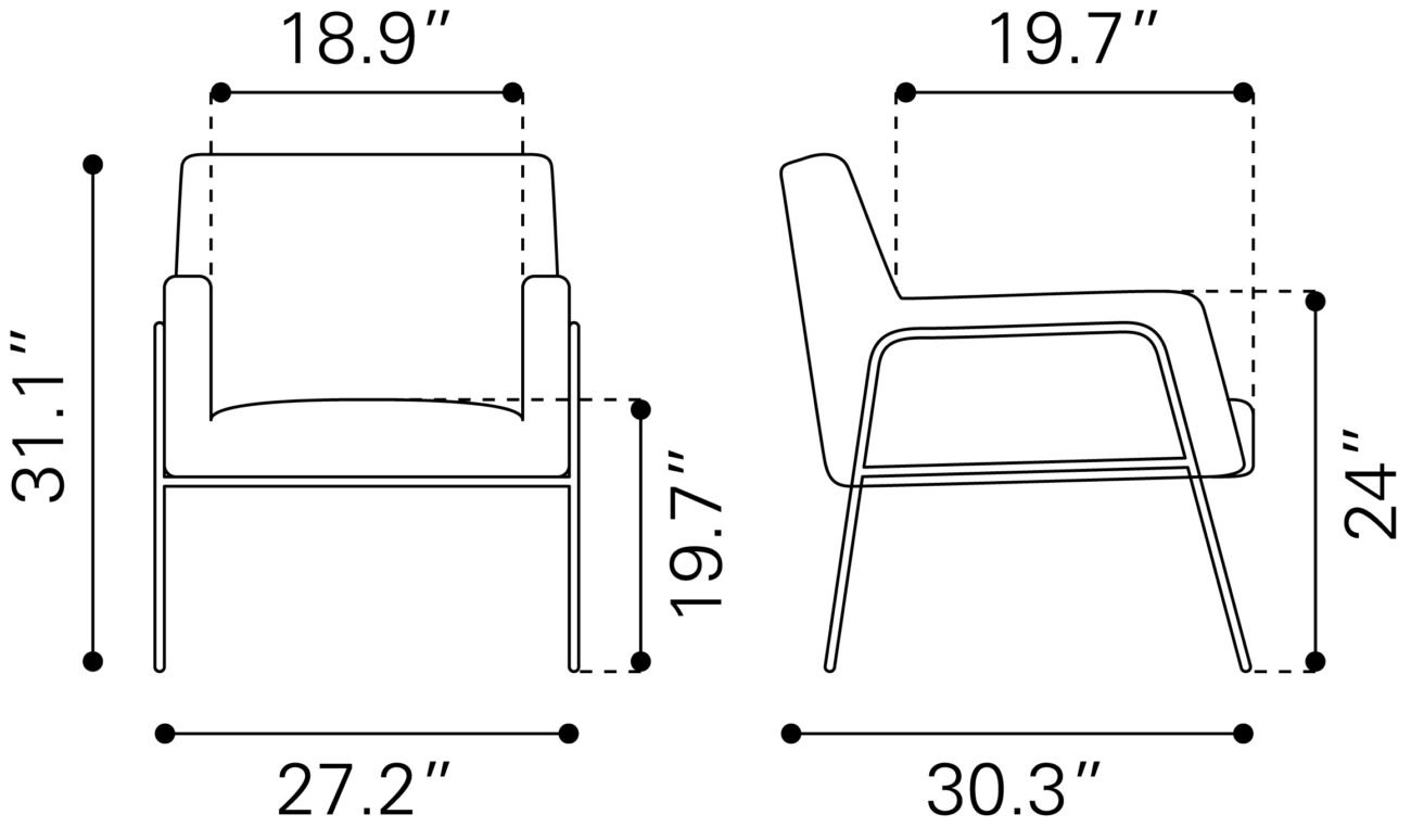 Charleston Accent Chair Cream - Image 10