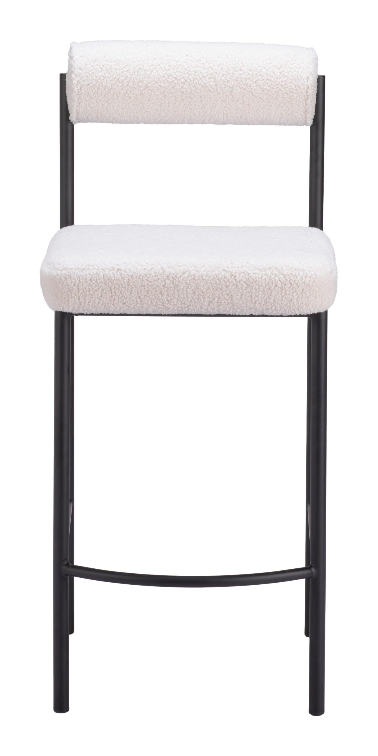 Livorno Counter Stool (Set of 2) Ivory - Image 4