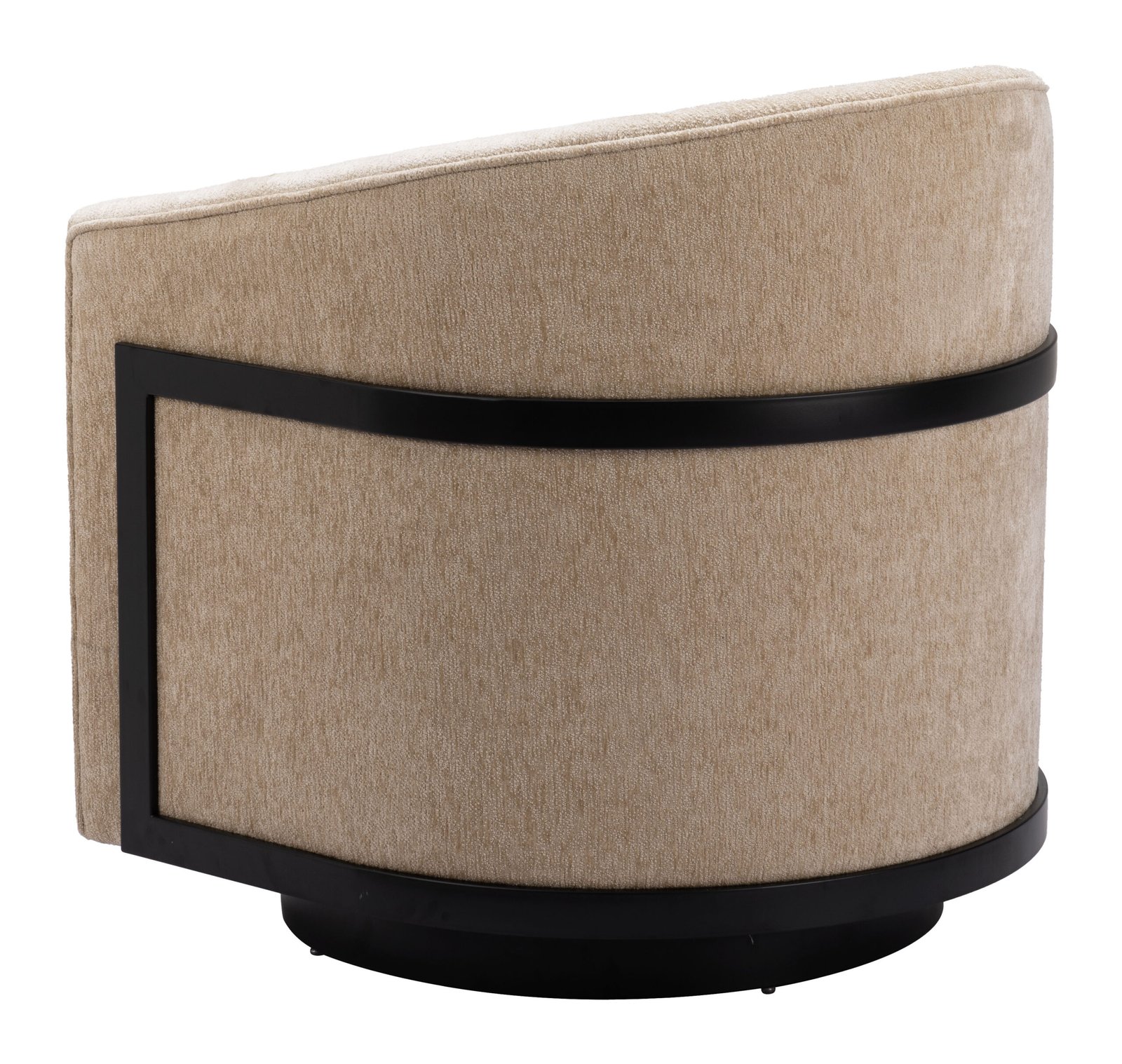 Hanko Swivel Chair Golden Beige - Image 5