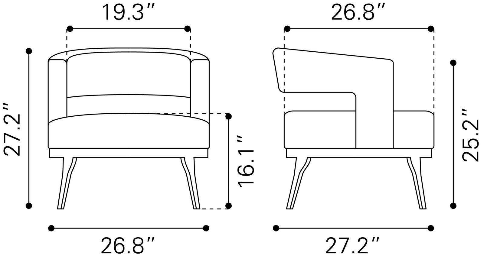 Penryn Accent Chair Slate Gray - Image 10