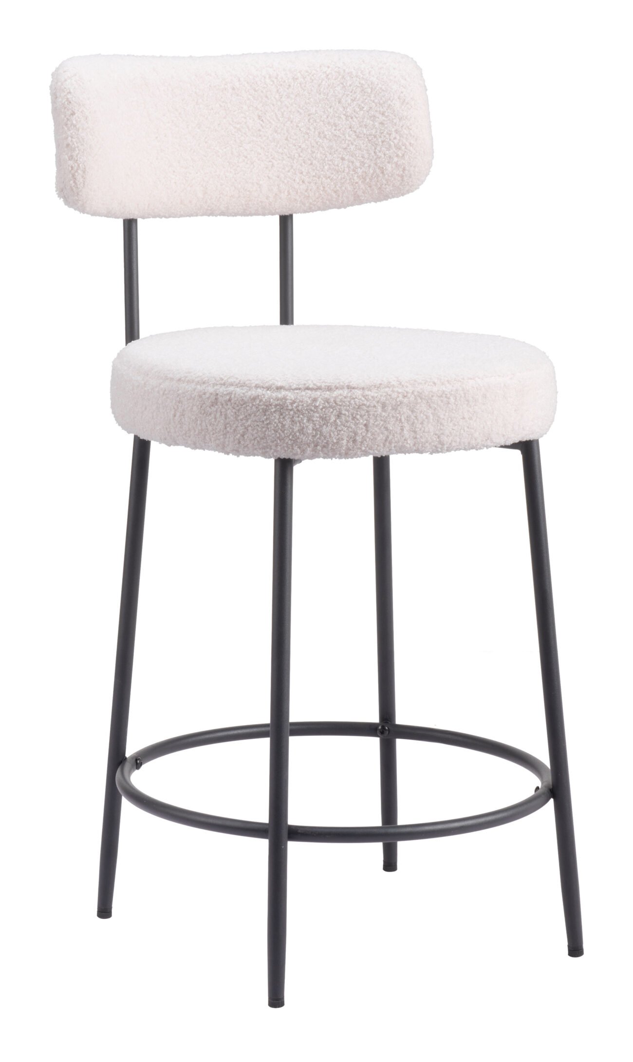 Blanca Counter Stool (Set of 2) Ivory - Image 2