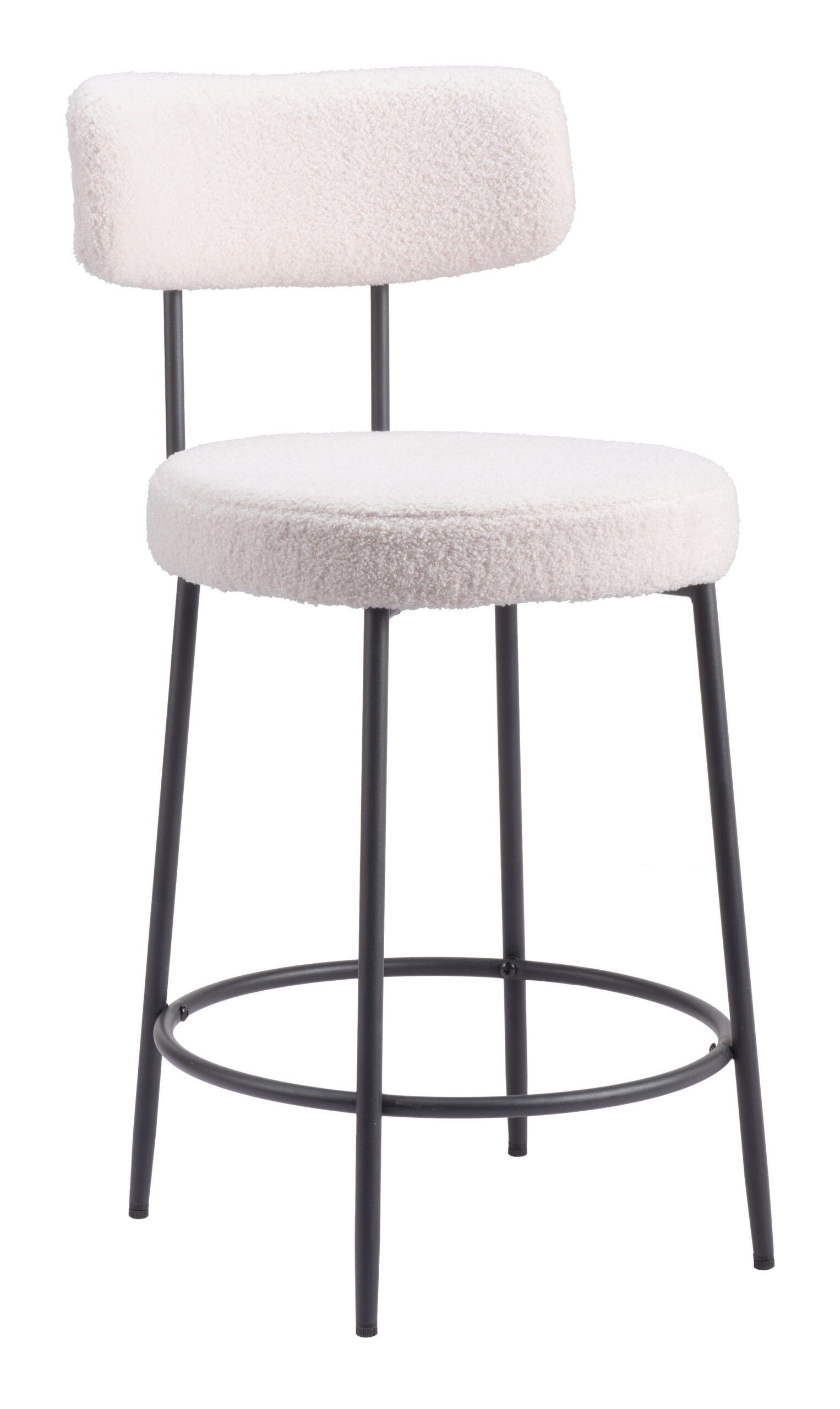 Blanca Counter Stool (Set of 2) Ivory - Image 2