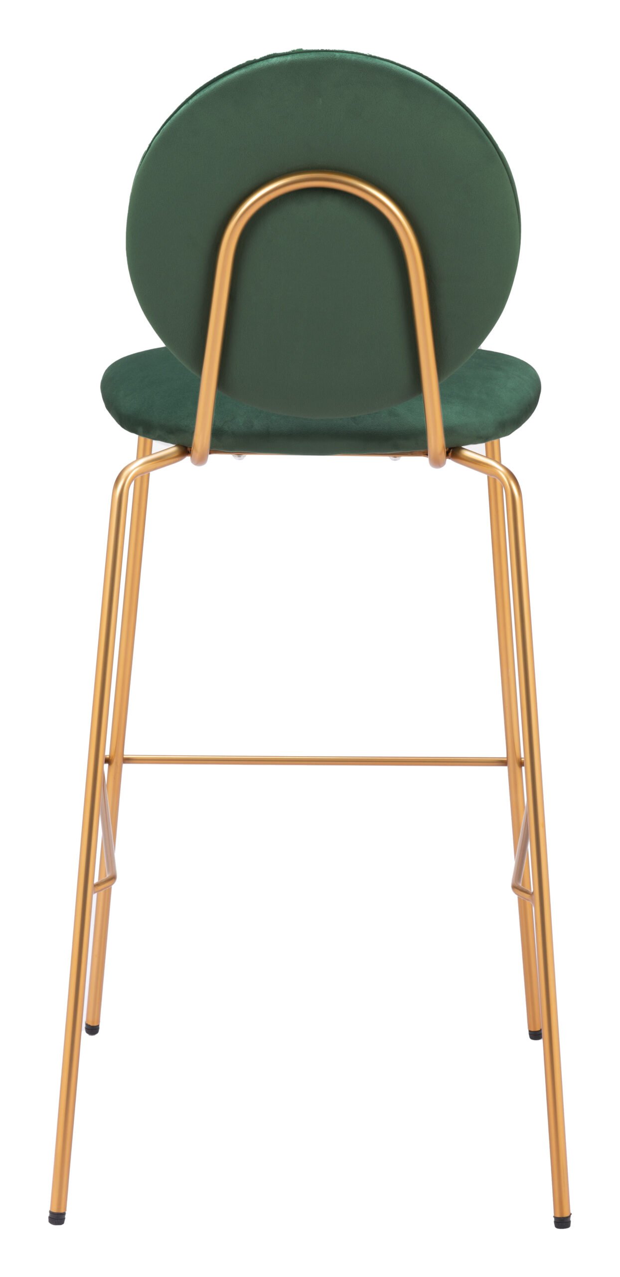Odessa Barstool (Set of 2) Green & Gold - Image 6