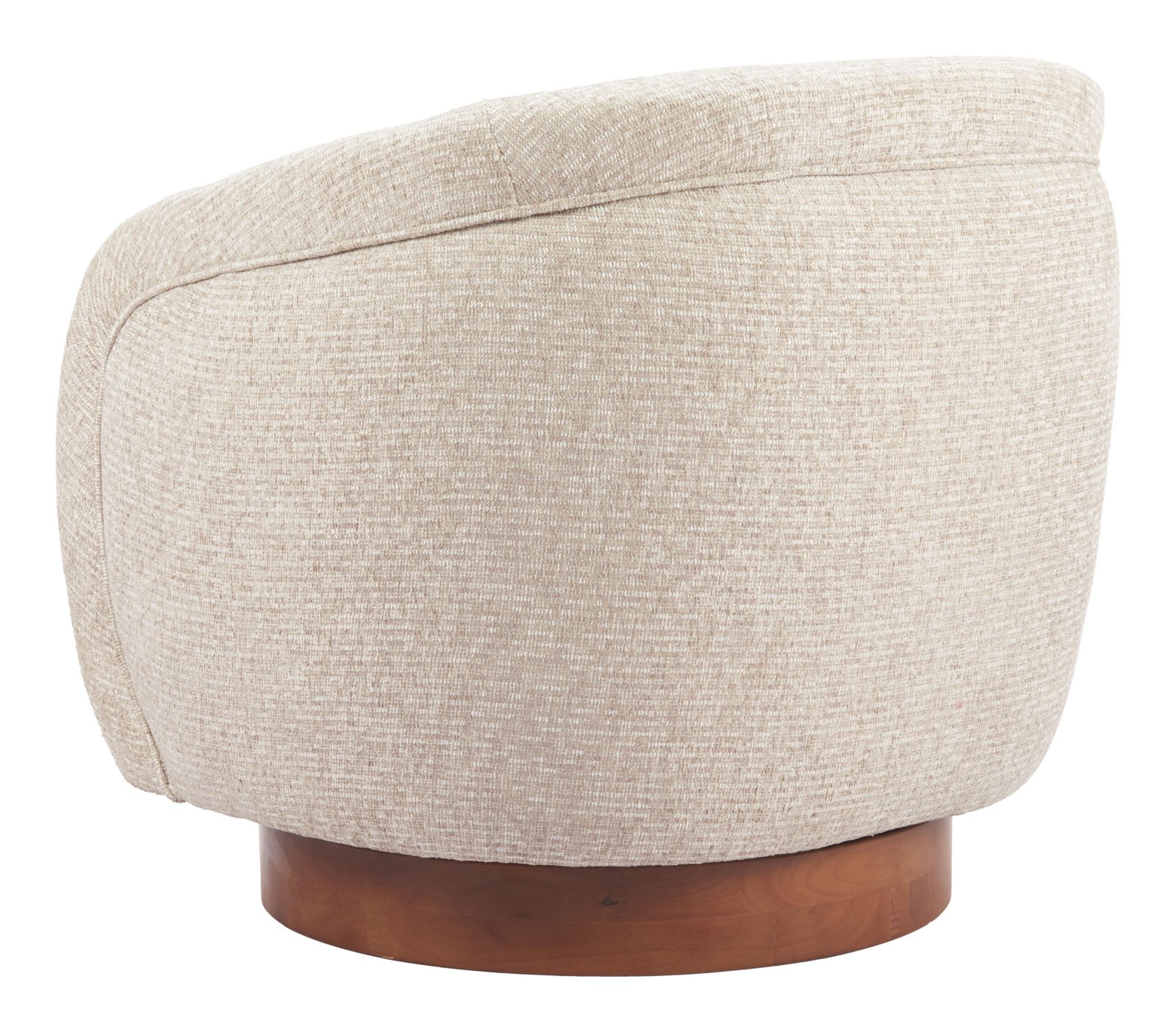 Vinta Swivel Chair Beige - Image 5