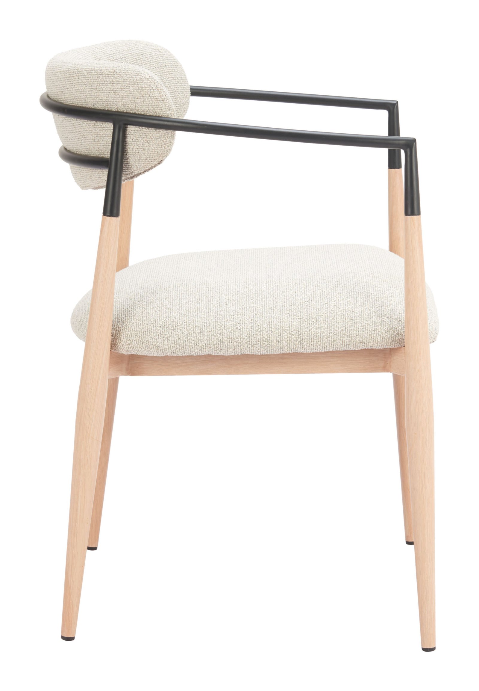Equinox Dining Chair (Set of 2) Oyster Gray & Natural - Image 5