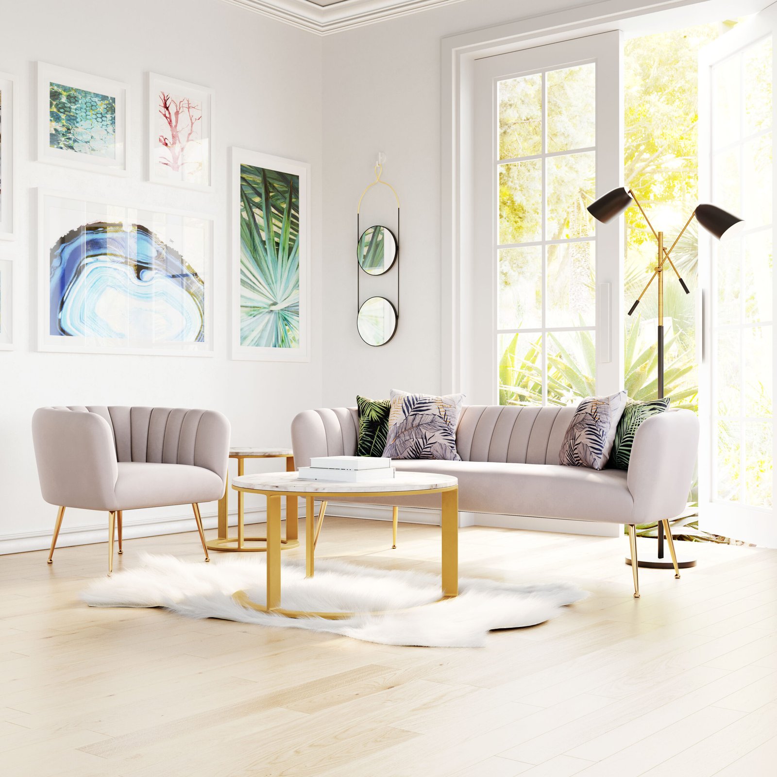 Deco Sofa Beige - Image 2