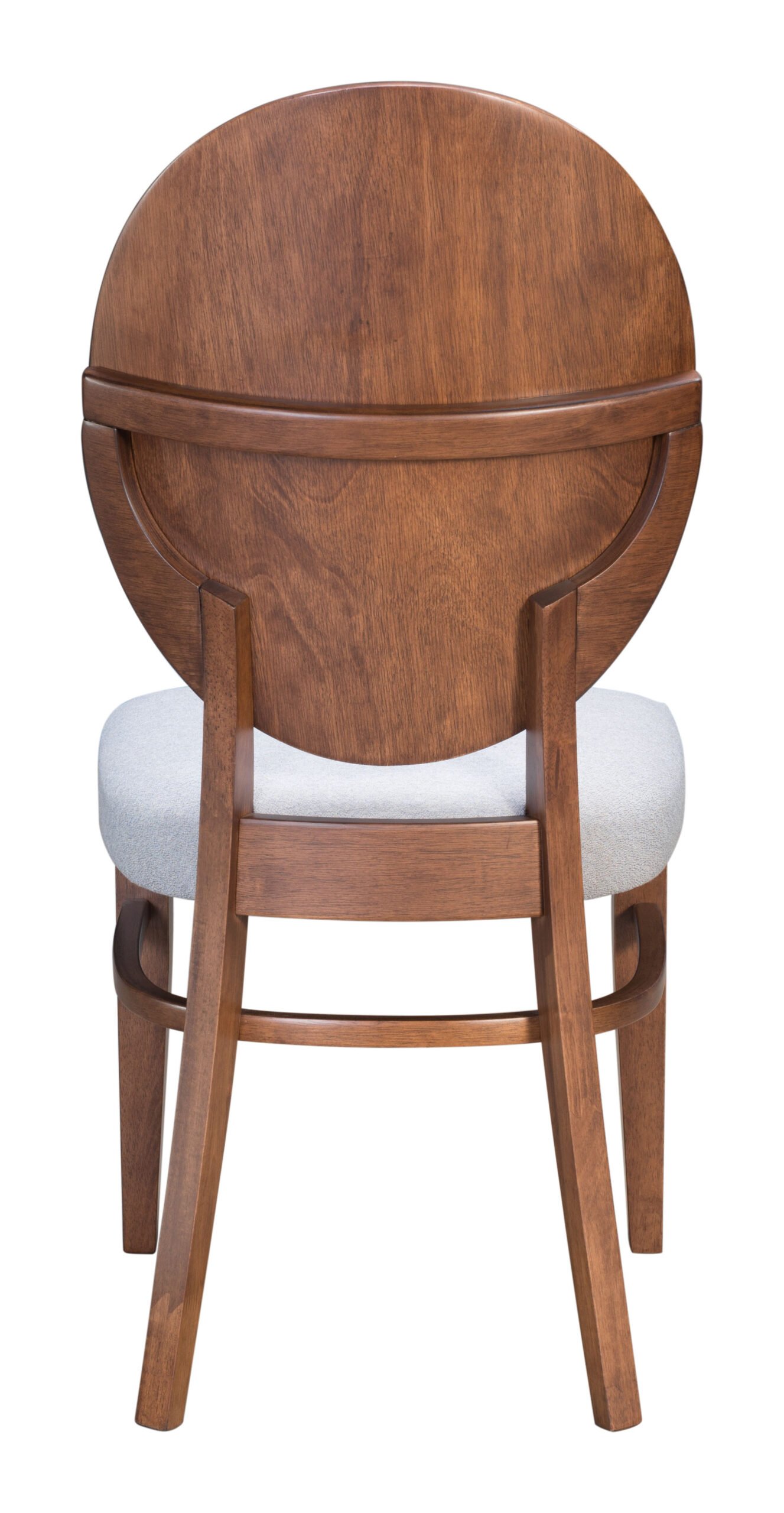 Regents Dining Chair (Set of 2) Walnut & Light Gray - Image 5