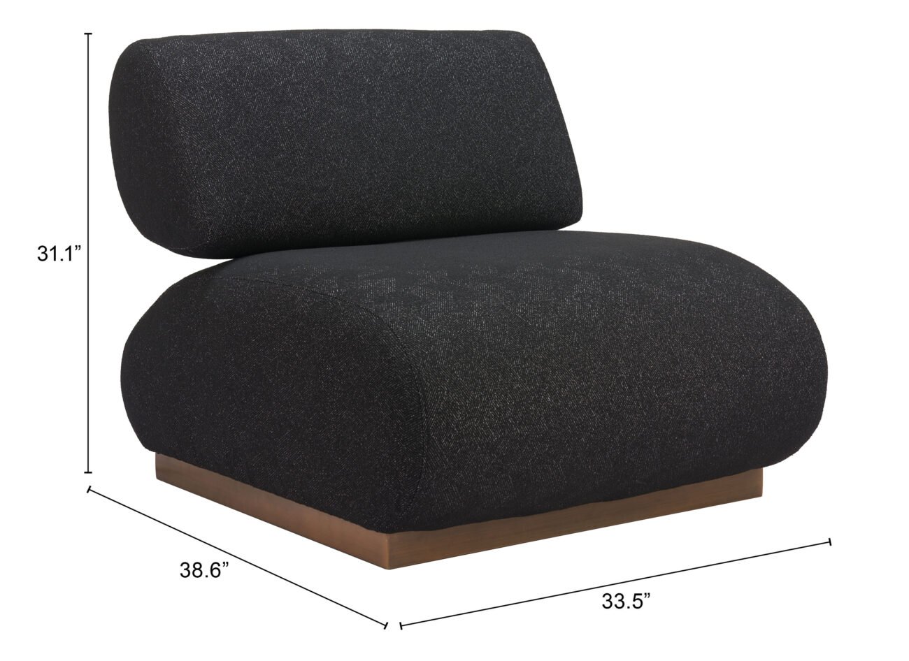 Barsa Accent Chair Black - Image 8