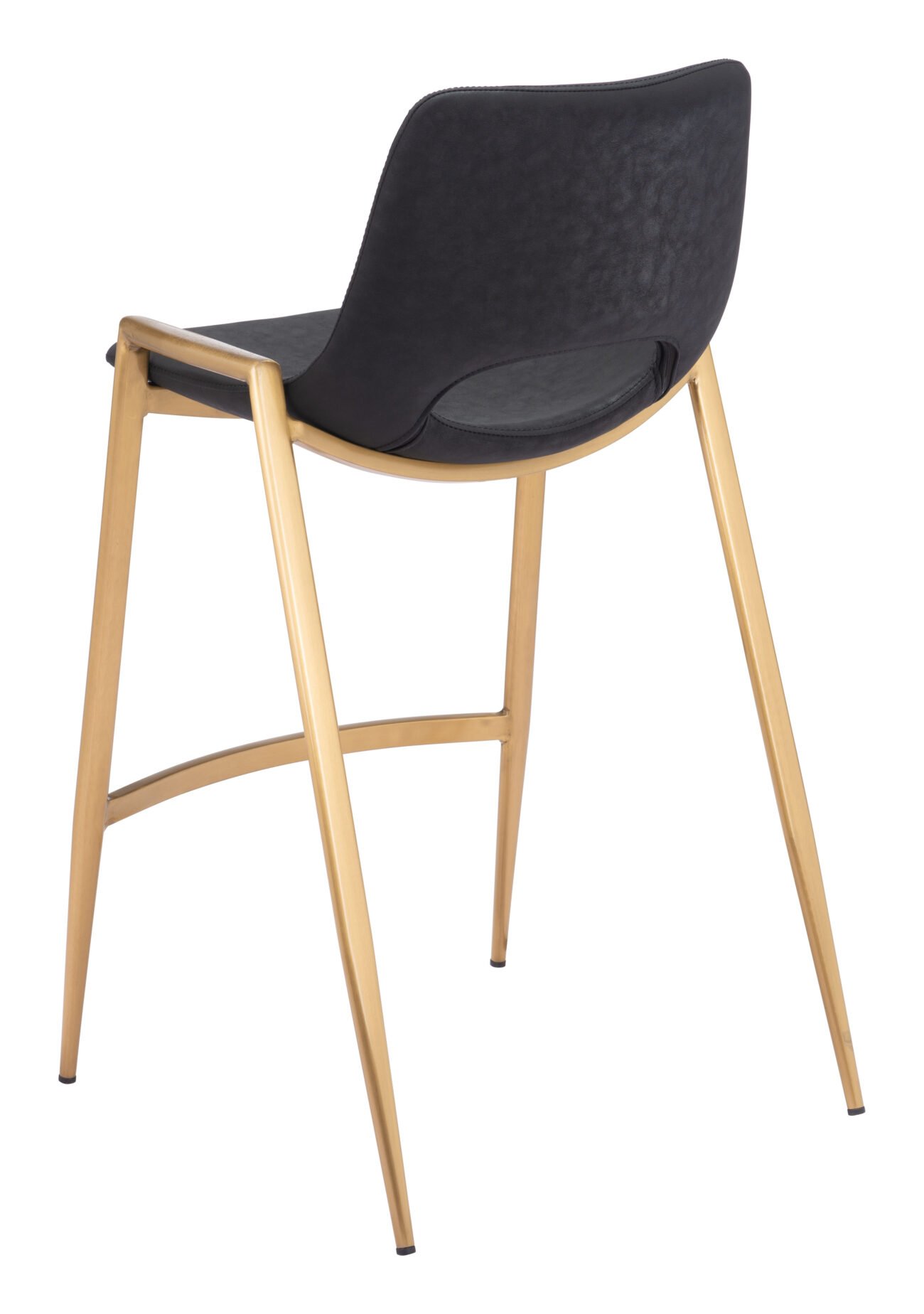 Desi Counter Stool (Set of 2) Black & Gold - Image 7