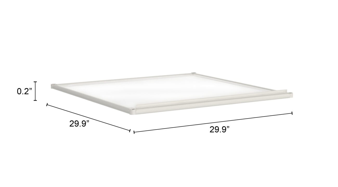 Zuo Adjustable Shelf Light Gray - Image 10