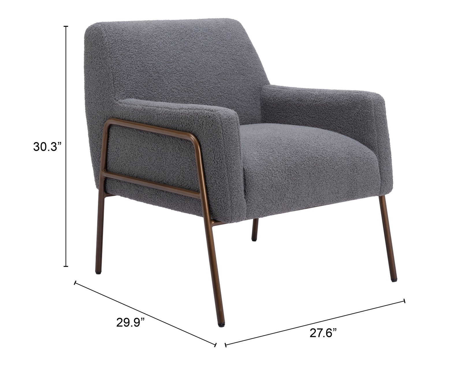 Charleston Accent Chair Gray - Image 10