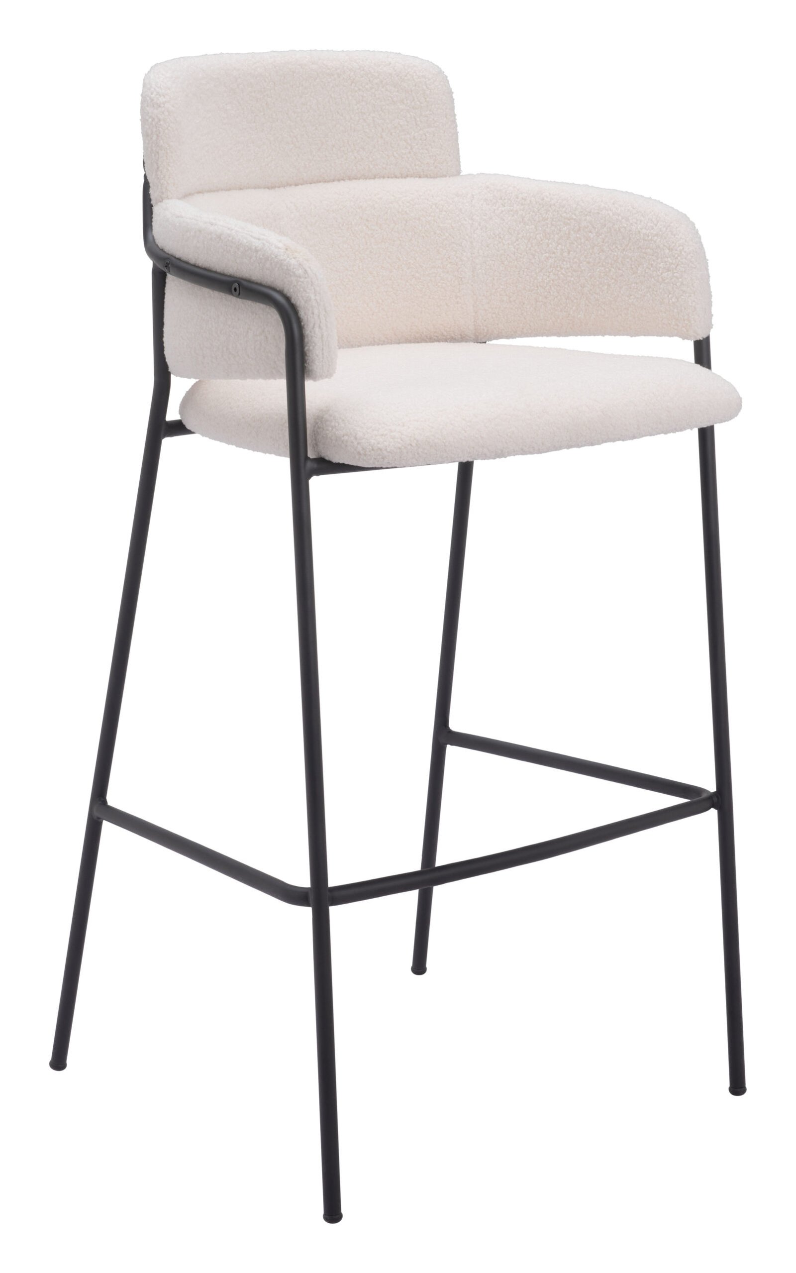 Marcel Barstool (Set of 2) Cream - Image 2