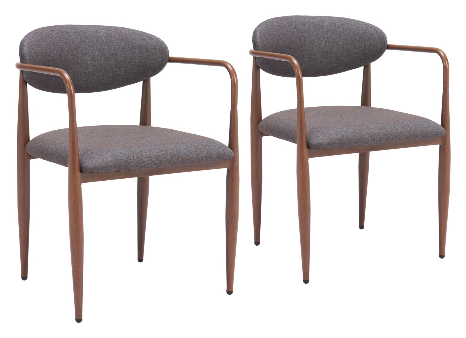 Zens Dining Chair (Set of 2) Truffle Gray - Image 11