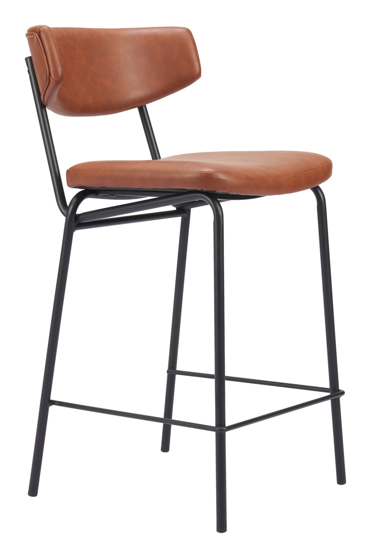 Charon Counter Stool (Set of 2) Vintage Brown - Image 3