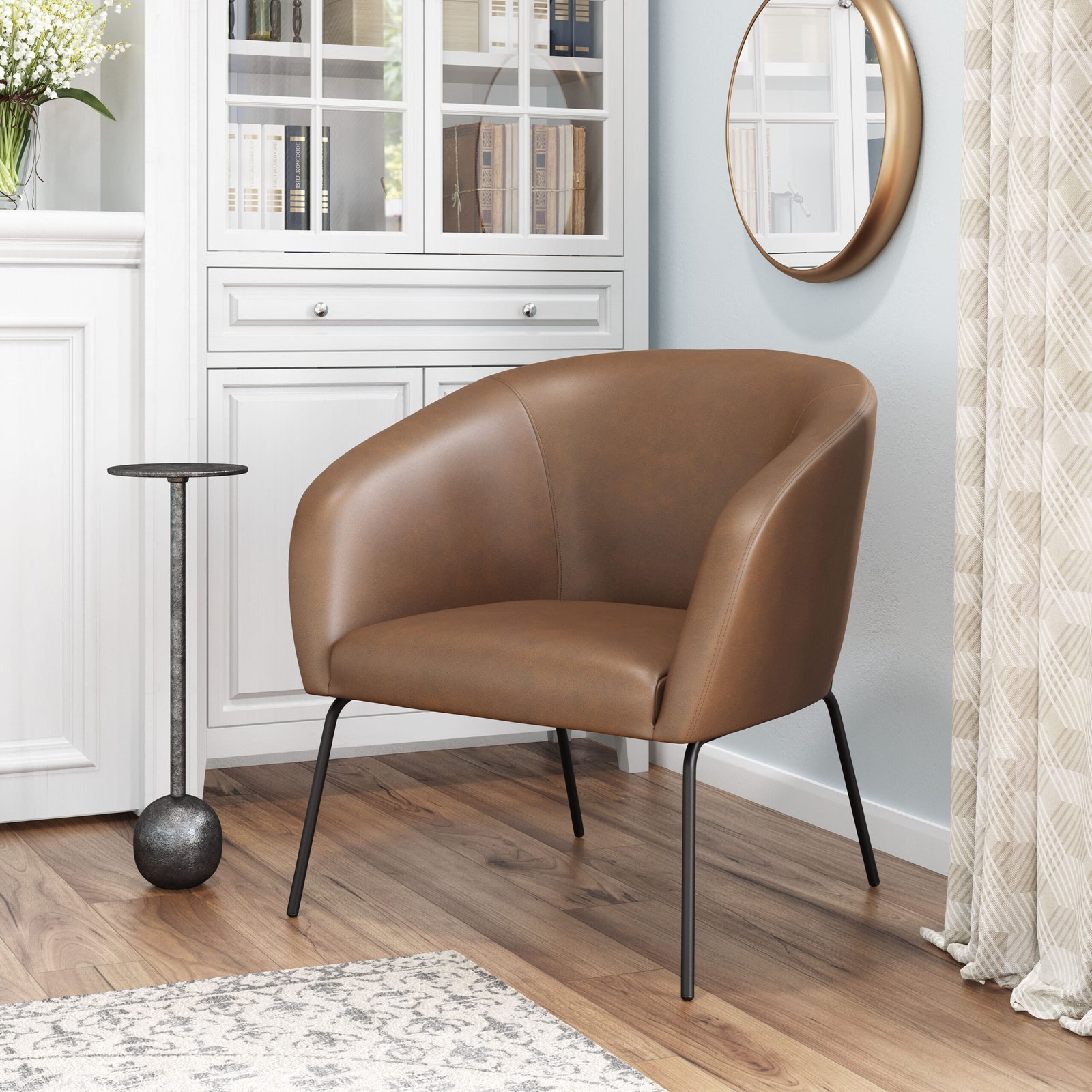 Quinten Accent Chair Vintage Brown - Image 2