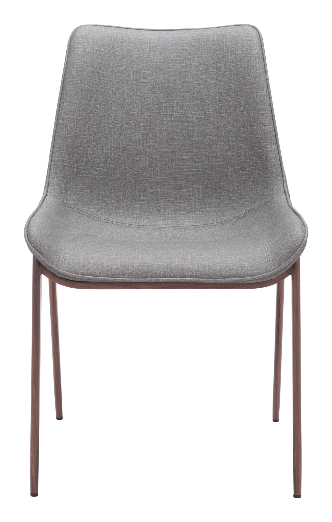 Magnus Dining Chair (Set of 2) Slate Gray & Walnut - Image 6