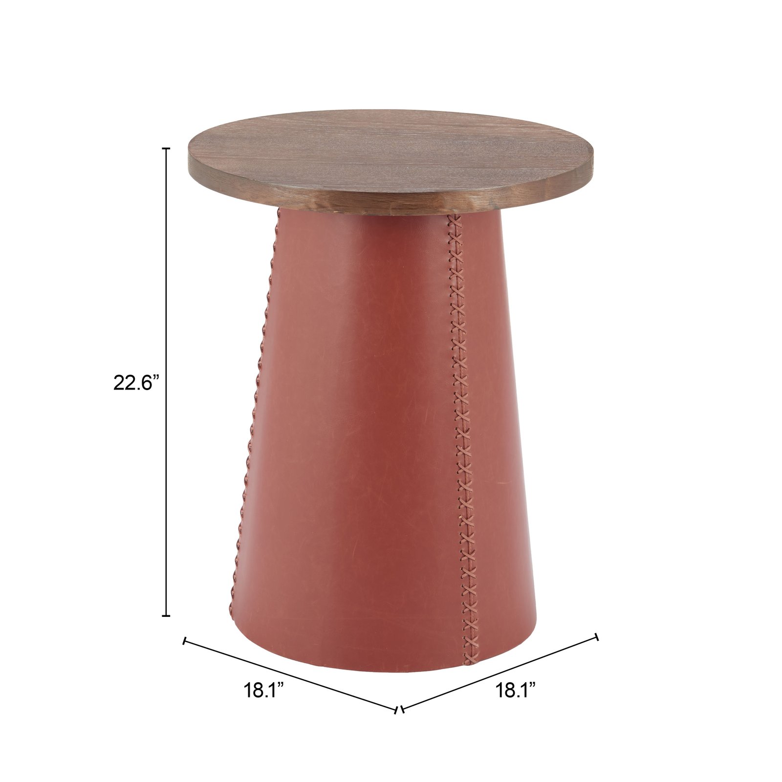 Dikis Side Table Brown - Image 7